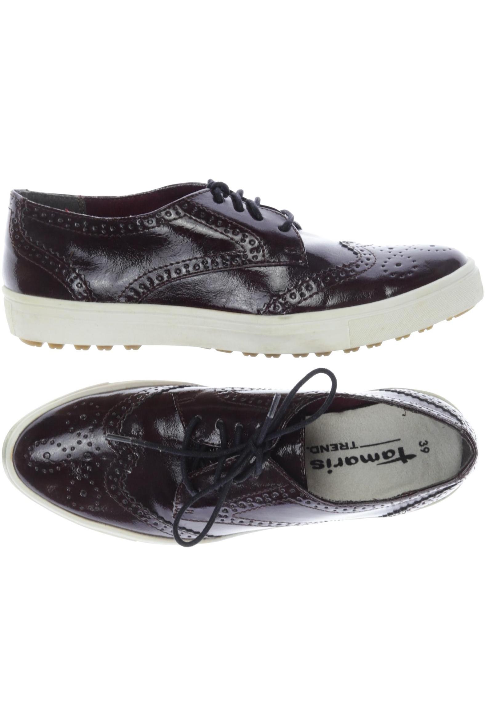 

Tamaris Damen Halbschuh, bordeaux, Gr. 39