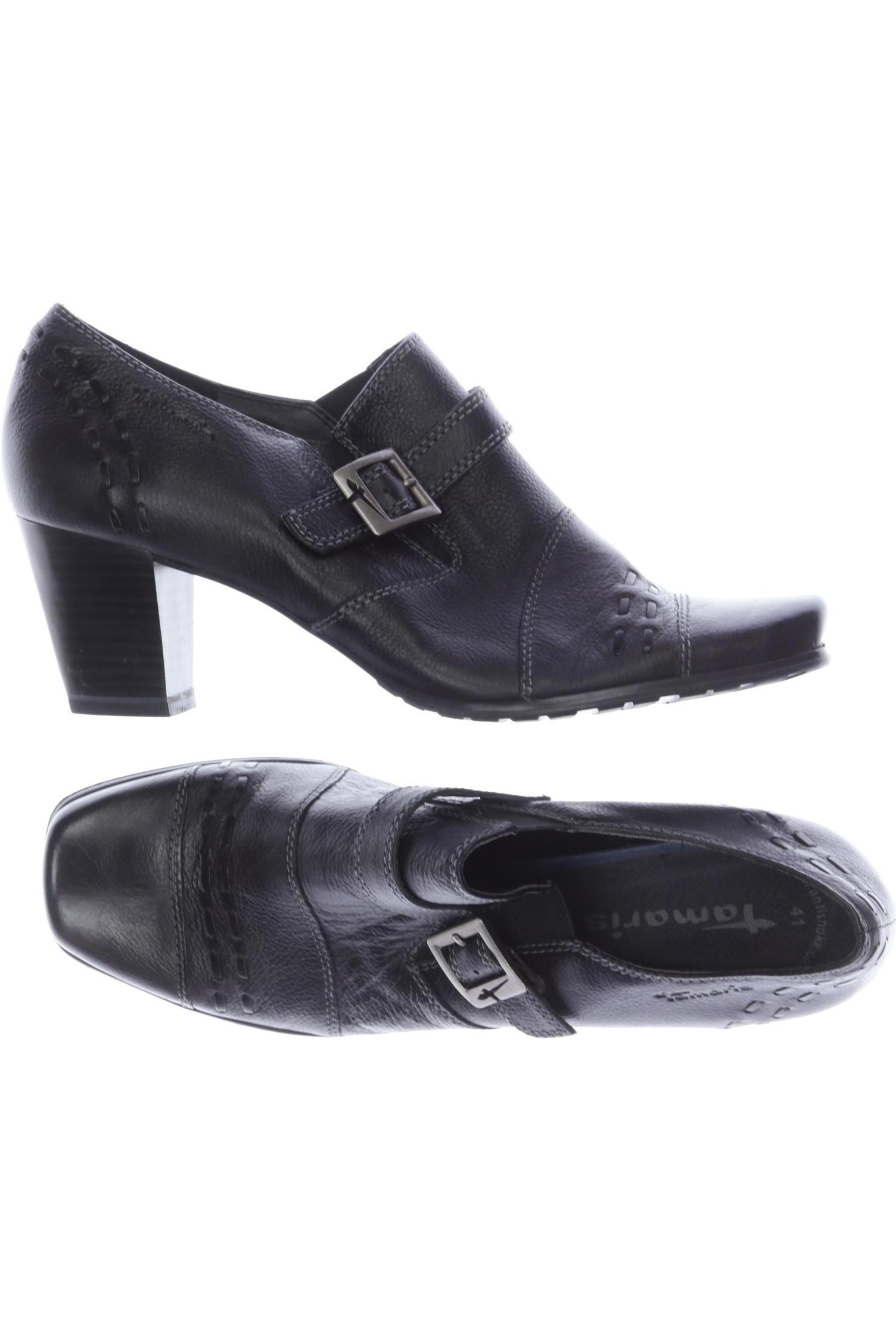 

Tamaris Damen Halbschuh, schwarz, Gr. 41
