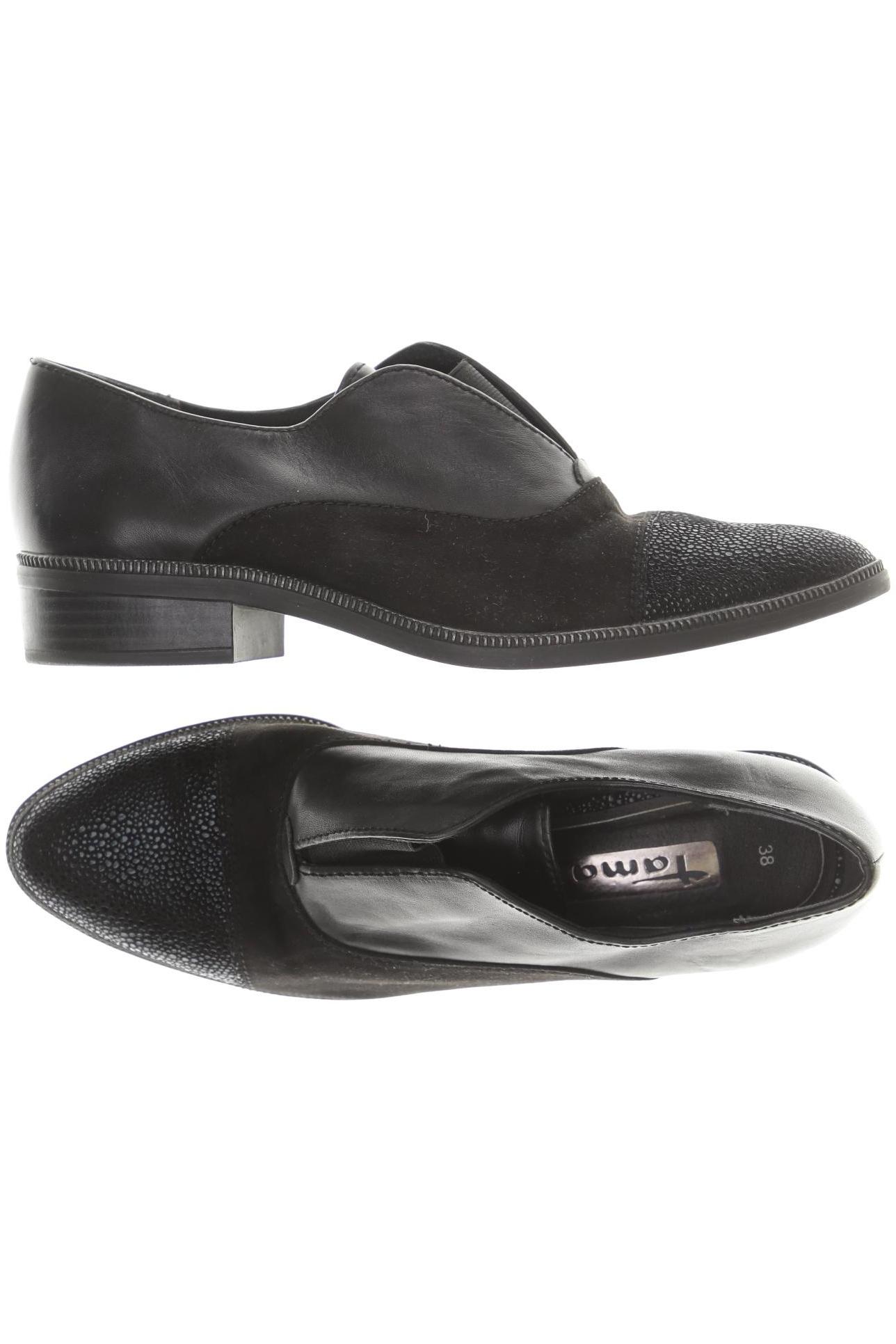

Tamaris Damen Halbschuh, schwarz, Gr. 38