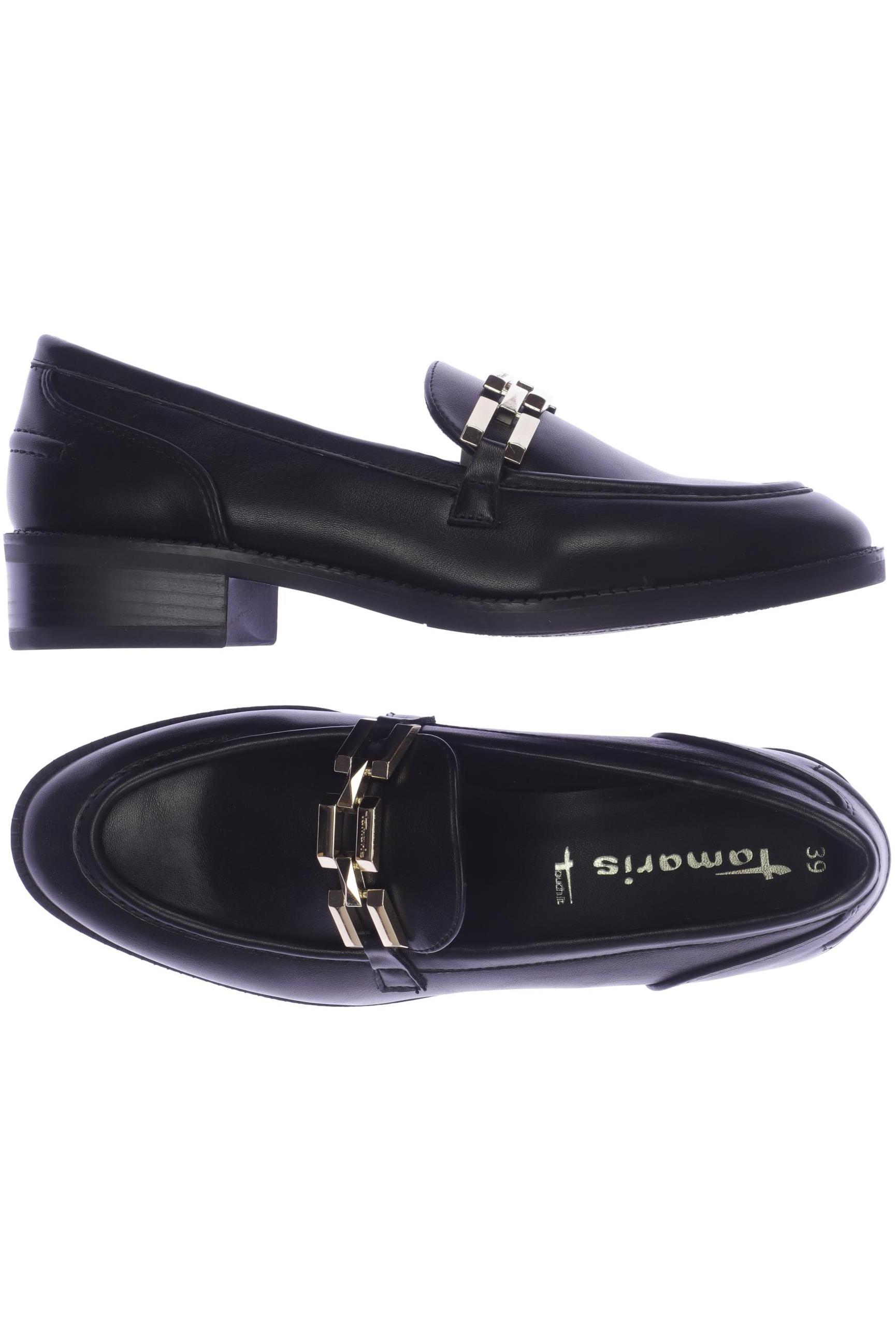 

Tamaris Damen Halbschuh, schwarz, Gr. 39