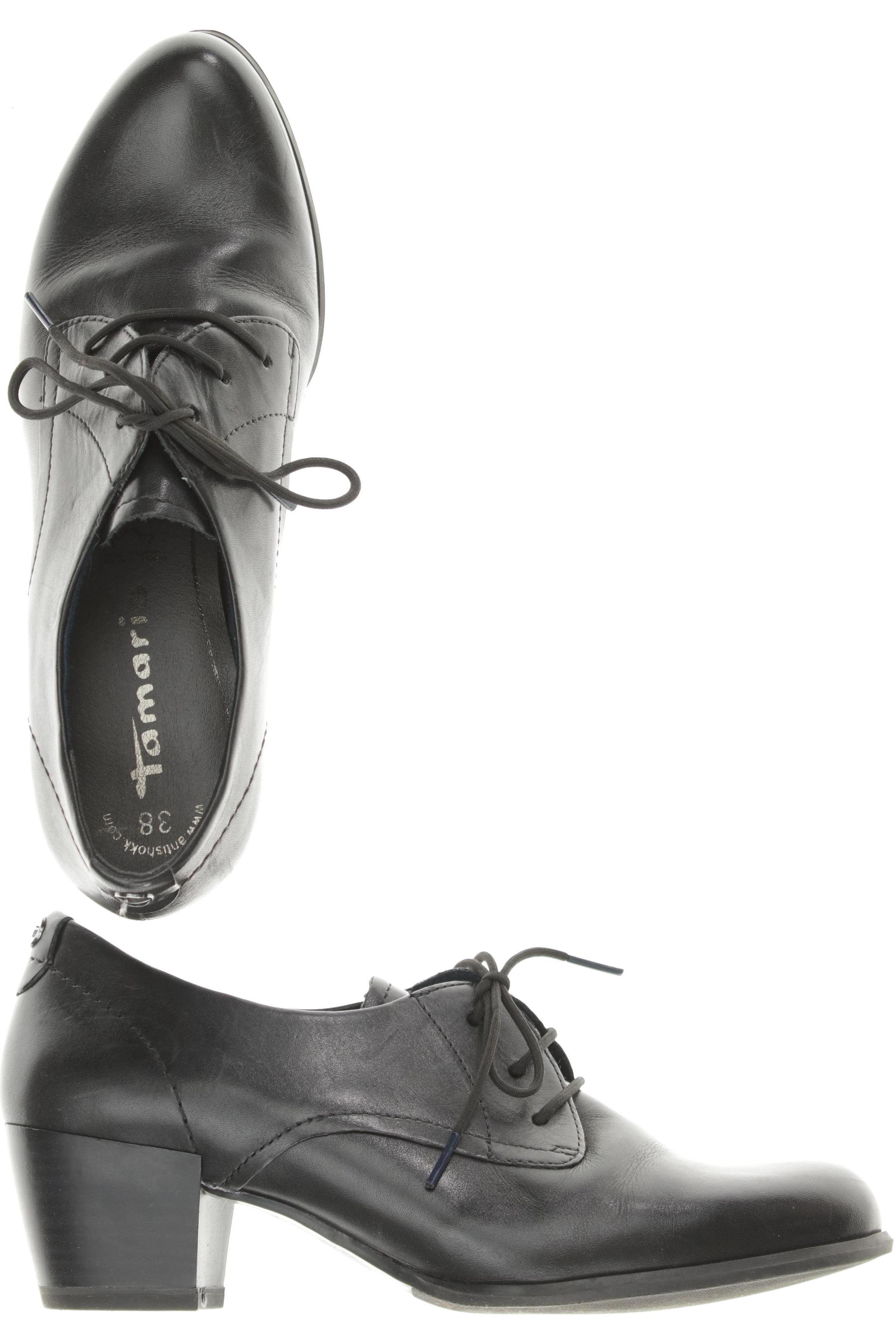 

Tamaris Damen Halbschuh, schwarz, Gr. 38
