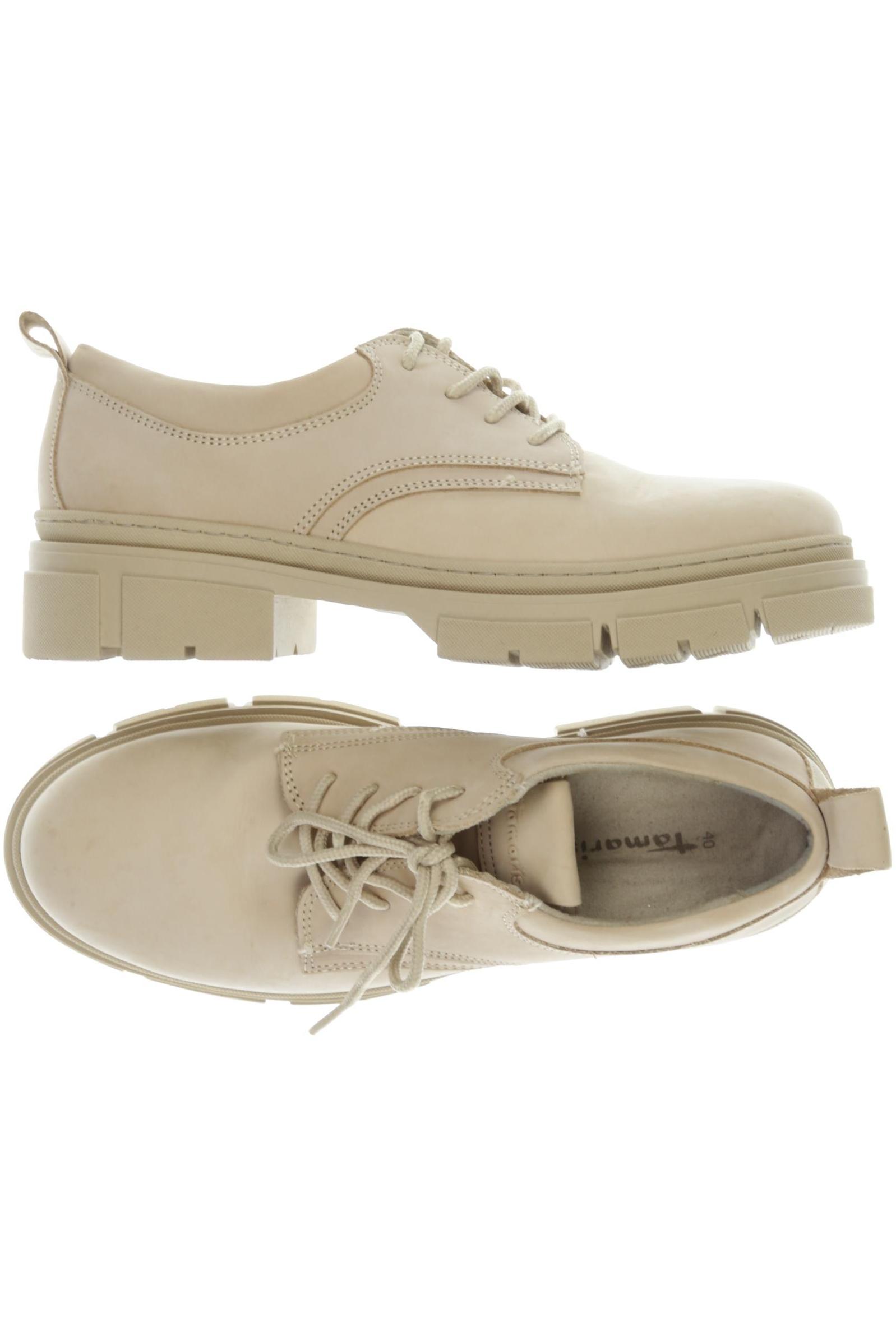 

Tamaris Damen Halbschuh, beige, Gr. 40