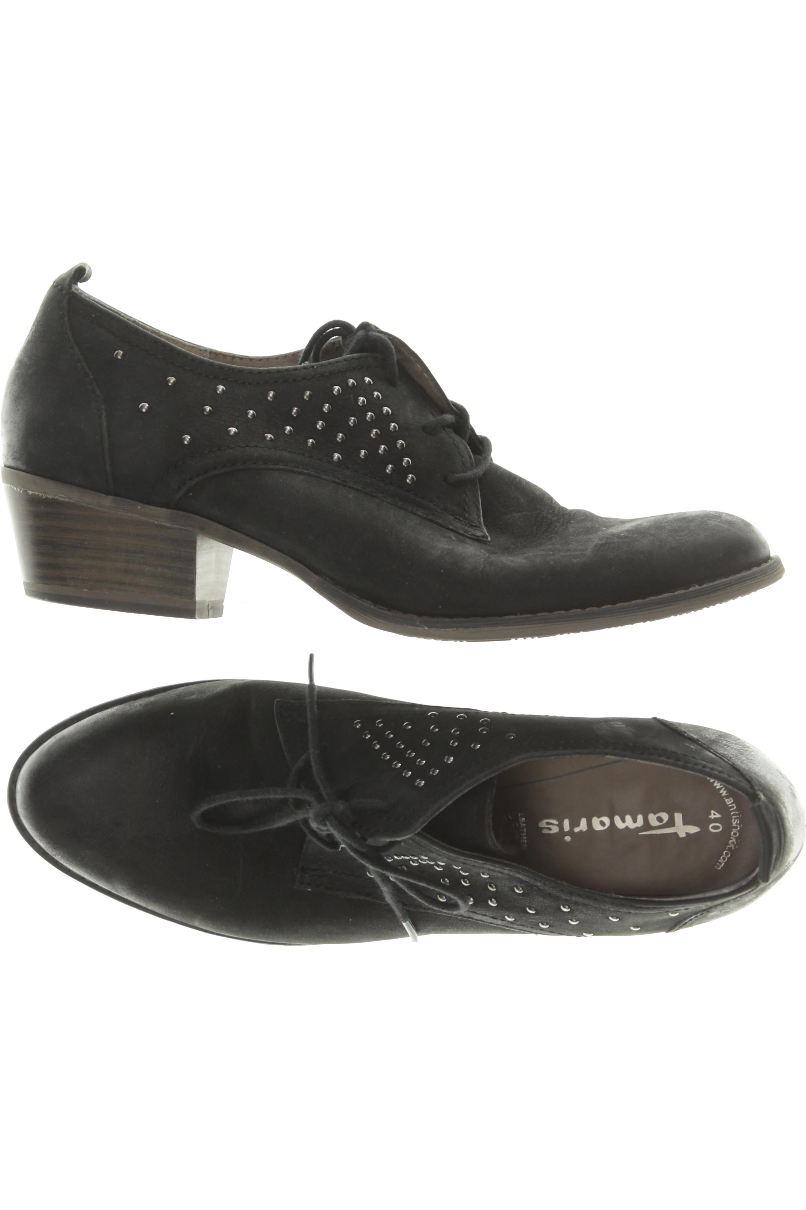 

Tamaris Damen Halbschuh, schwarz, Gr. 40