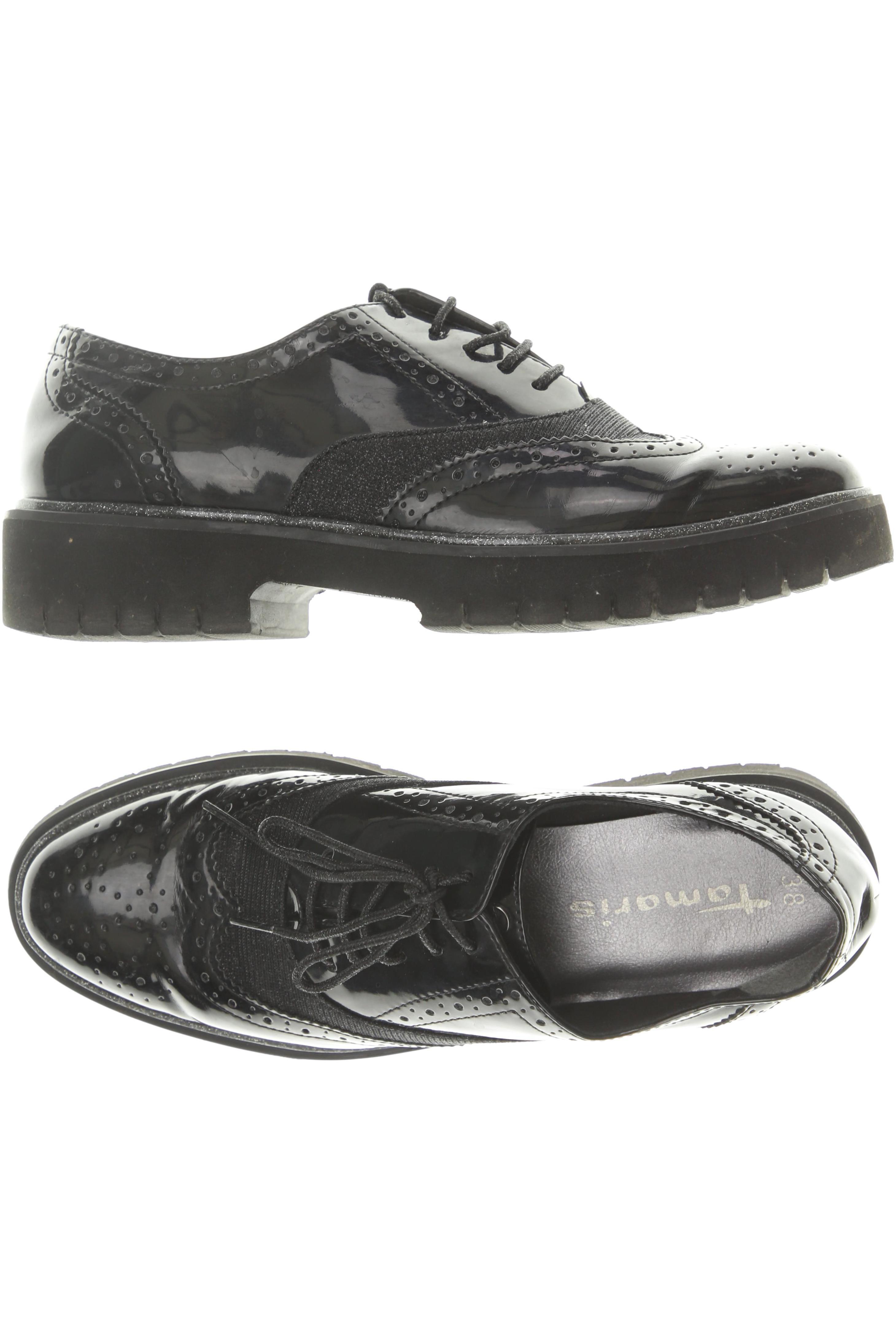 

Tamaris Damen Halbschuh, schwarz, Gr. 38