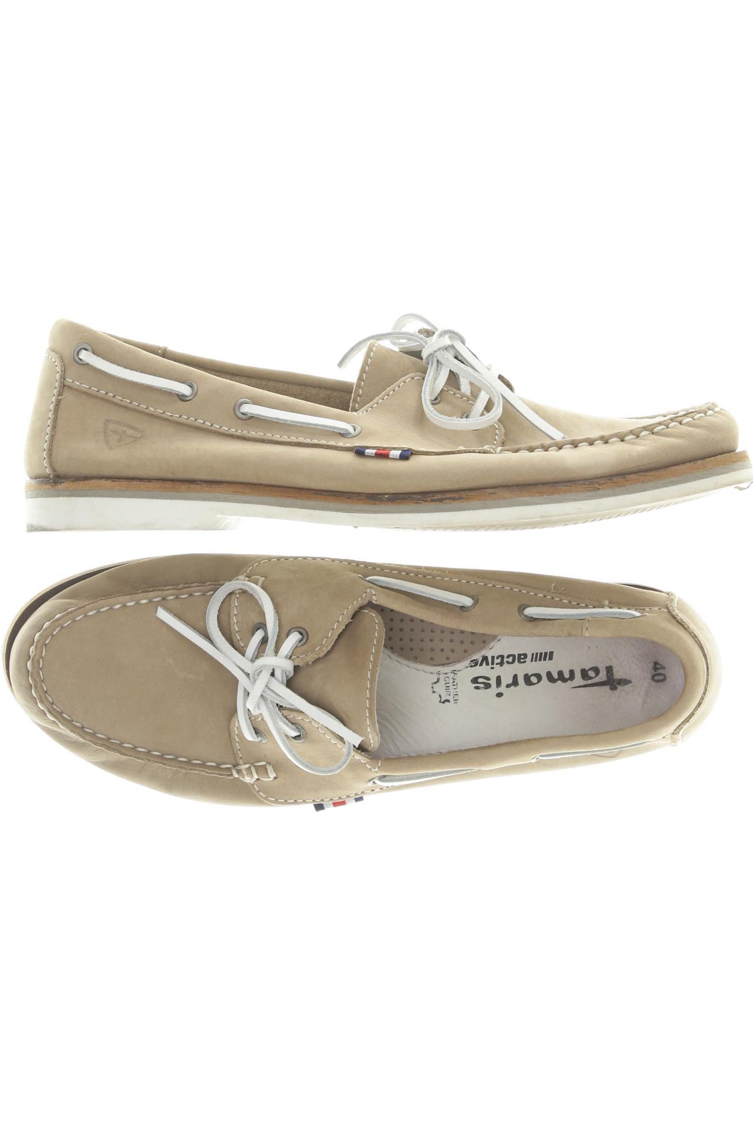 

Tamaris Damen Halbschuh, beige, Gr. 40