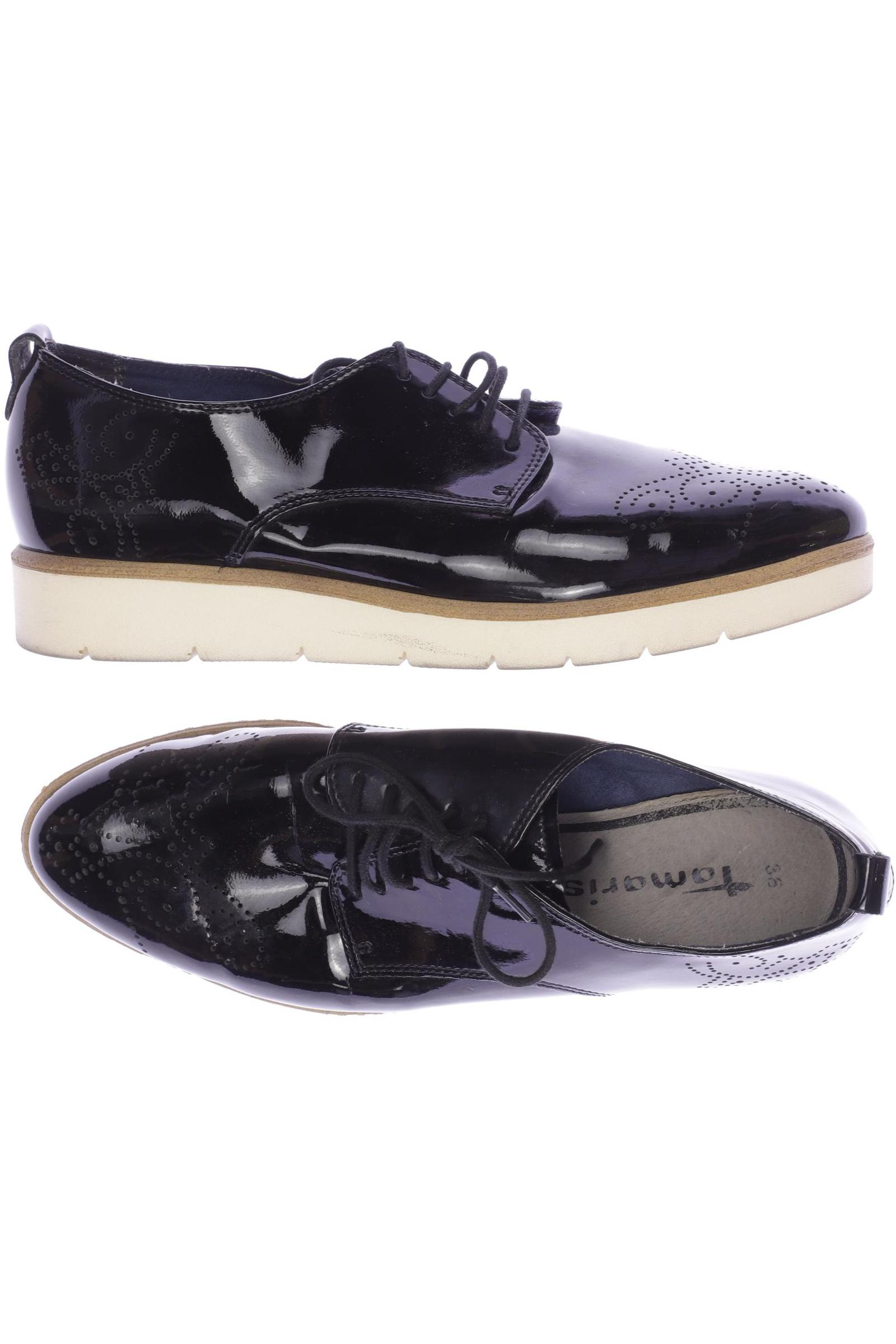 

Tamaris Damen Halbschuh, schwarz, Gr. 38