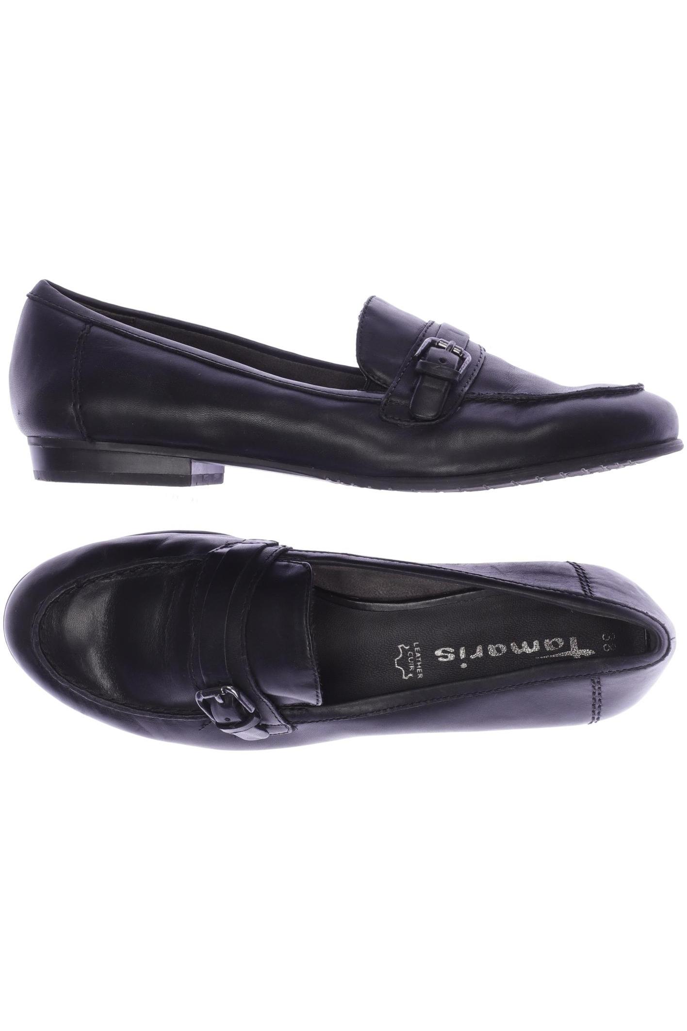 

Tamaris Damen Halbschuh, schwarz, Gr. 38