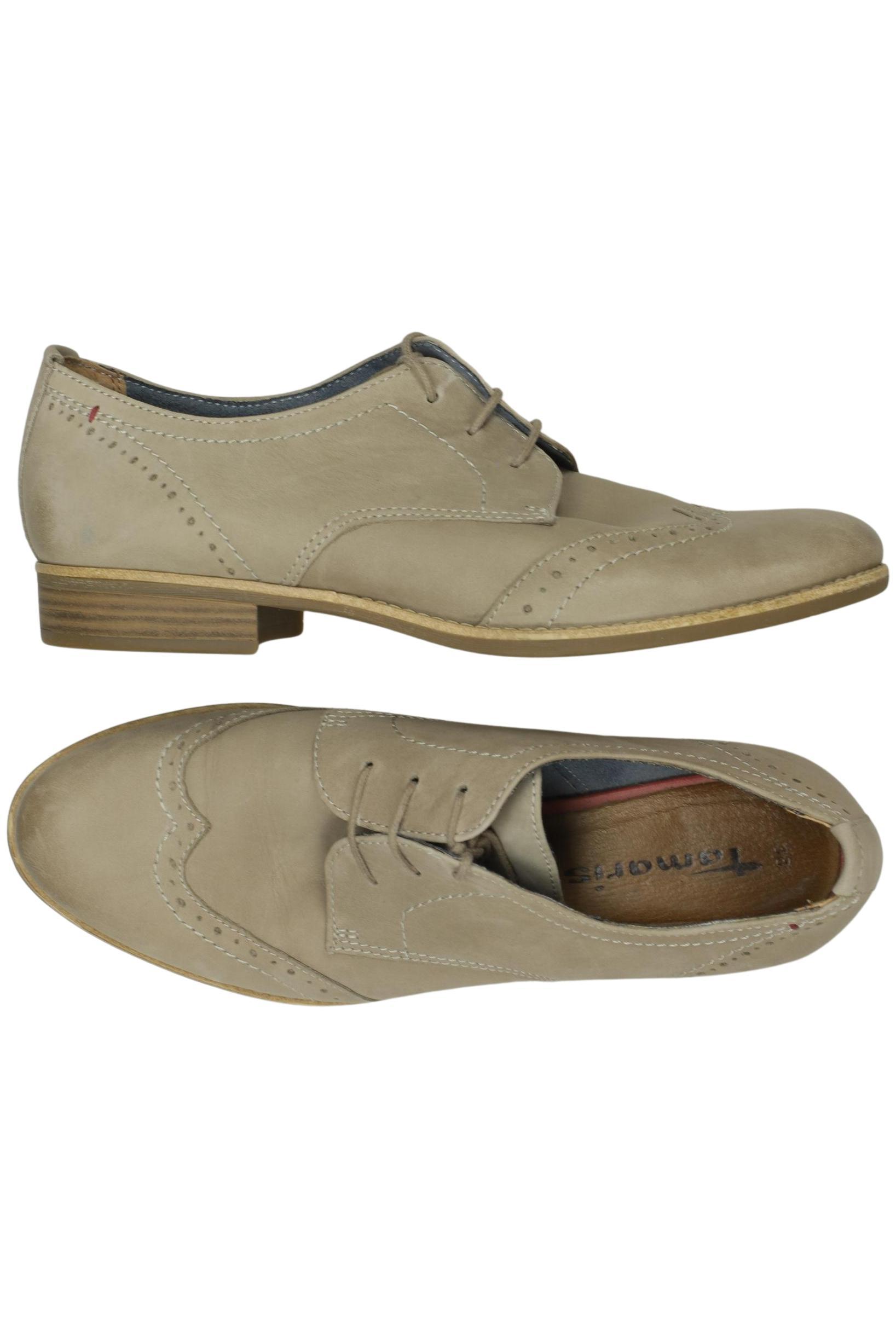 

Tamaris Damen Halbschuh, beige, Gr. 38
