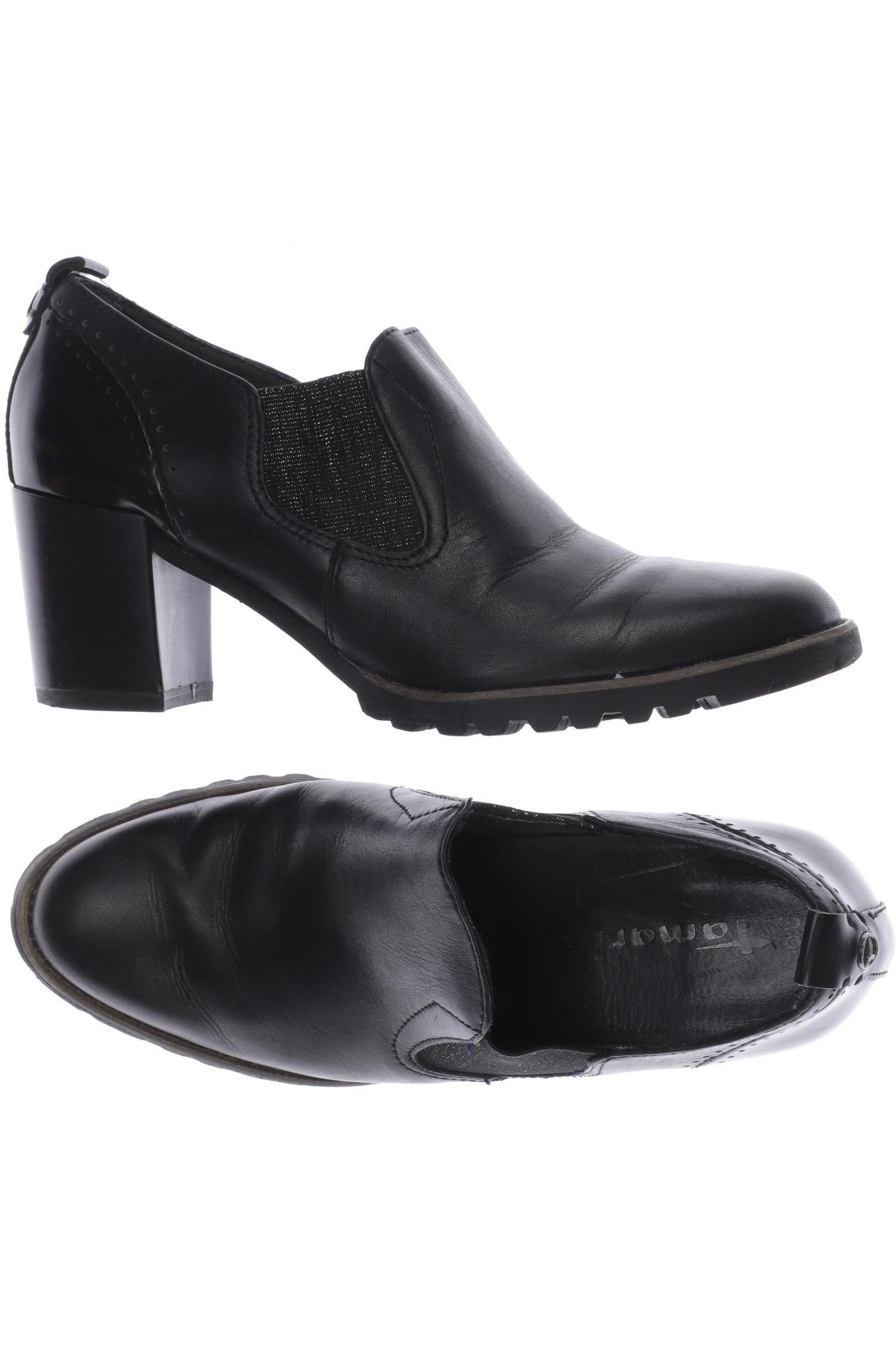 

Tamaris Damen Halbschuh, schwarz, Gr. 39