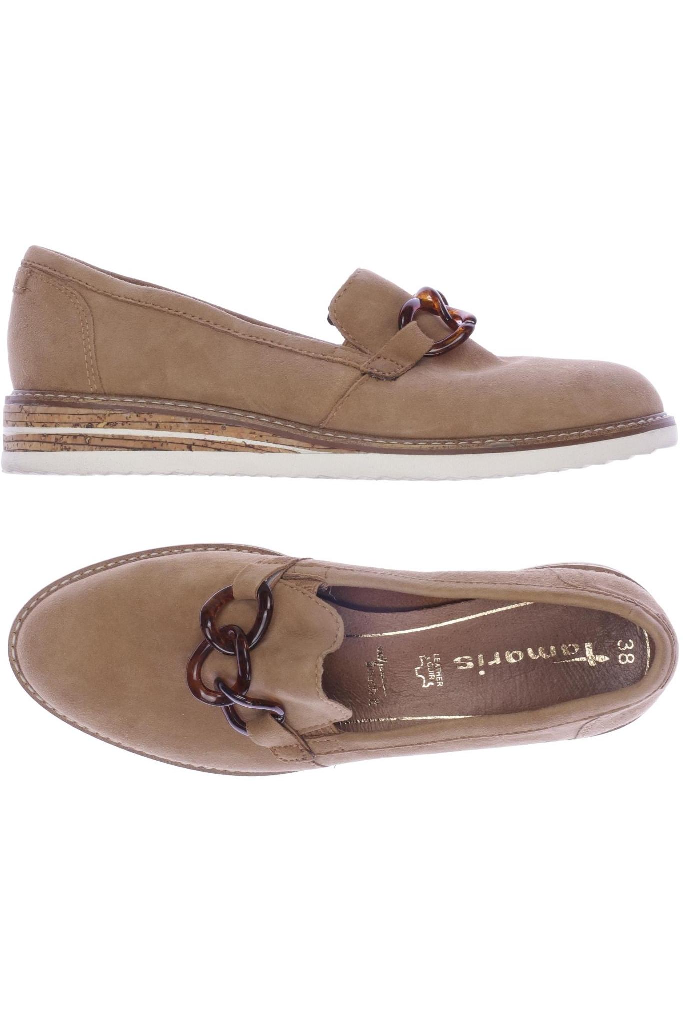

Tamaris Damen Halbschuh, beige, Gr. 38