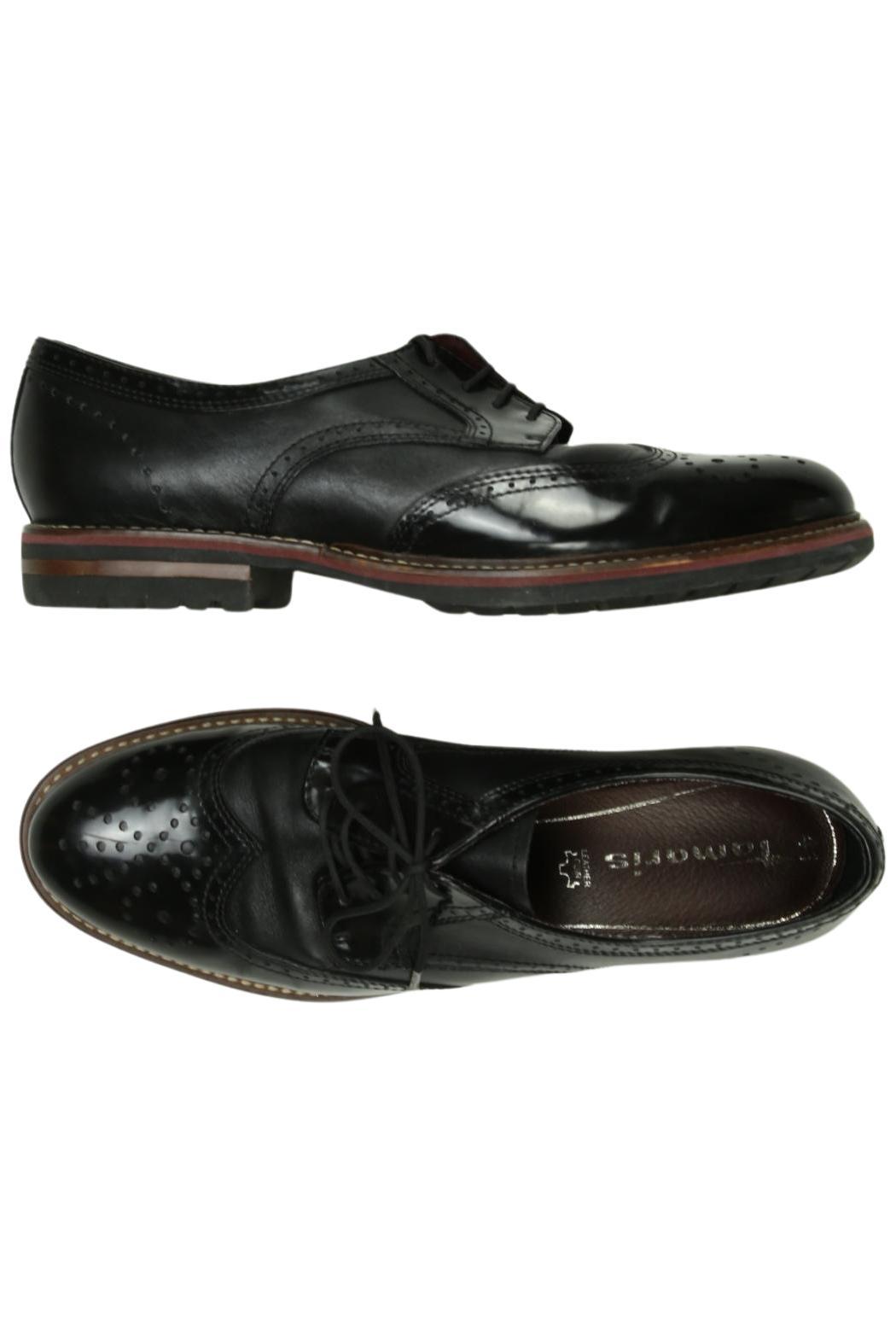 

Tamaris Damen Halbschuh, schwarz, Gr. 41