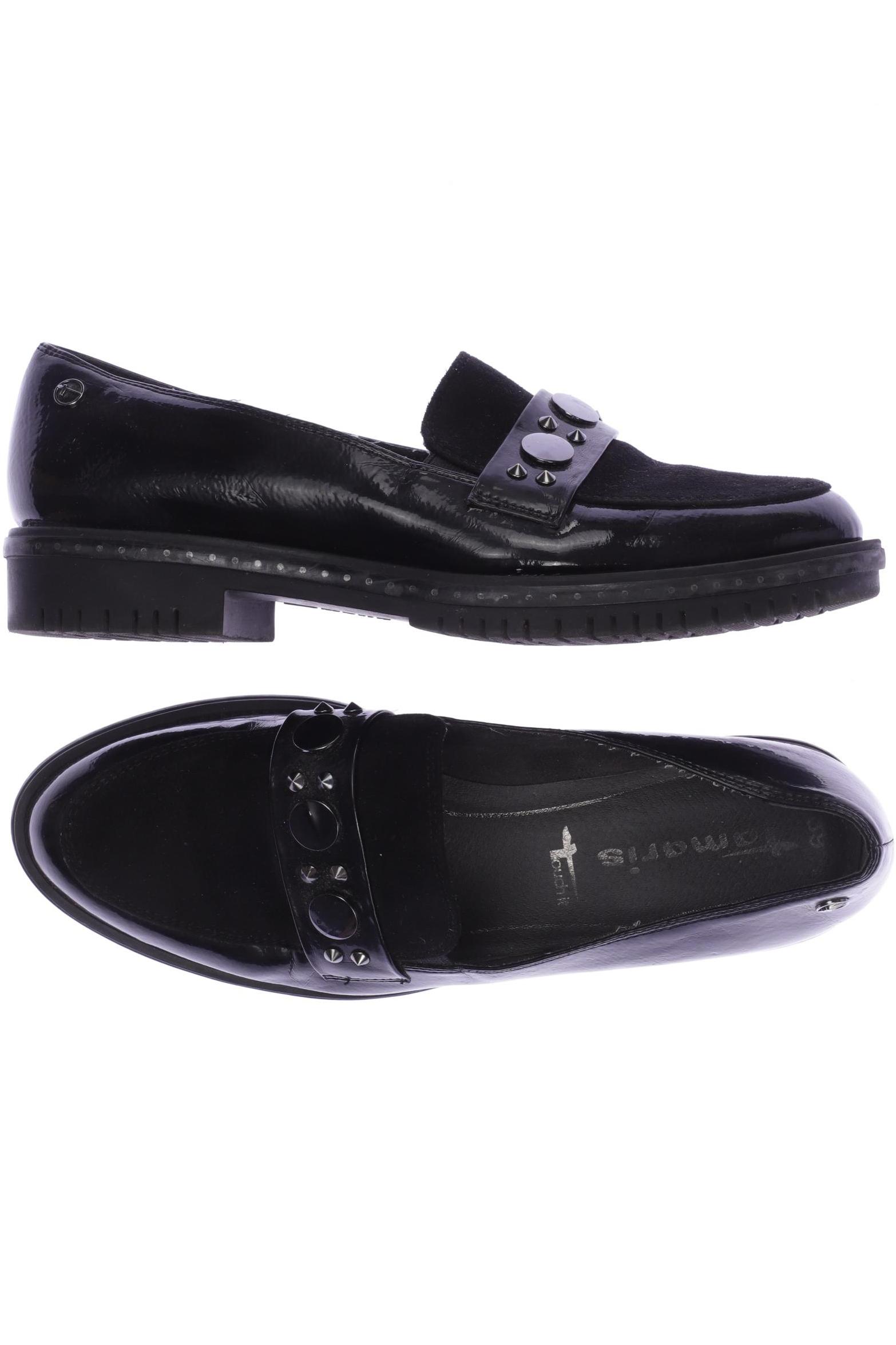 

Tamaris Damen Halbschuh, schwarz, Gr. 39