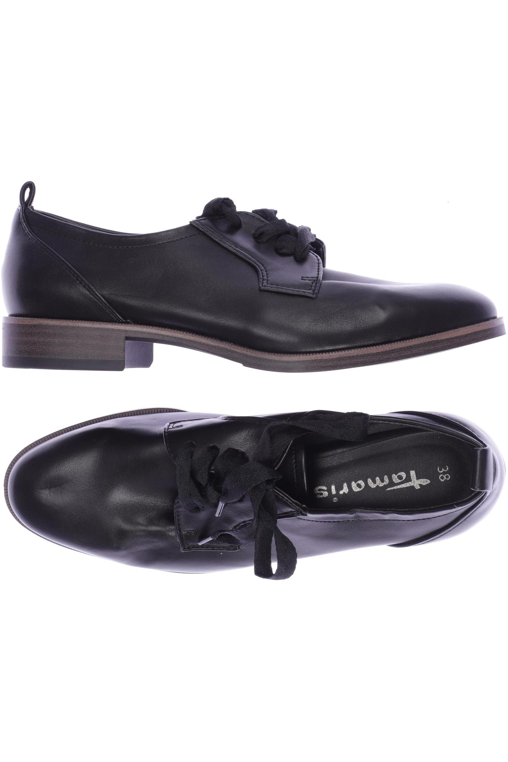 

Tamaris Damen Halbschuh, schwarz, Gr. 38