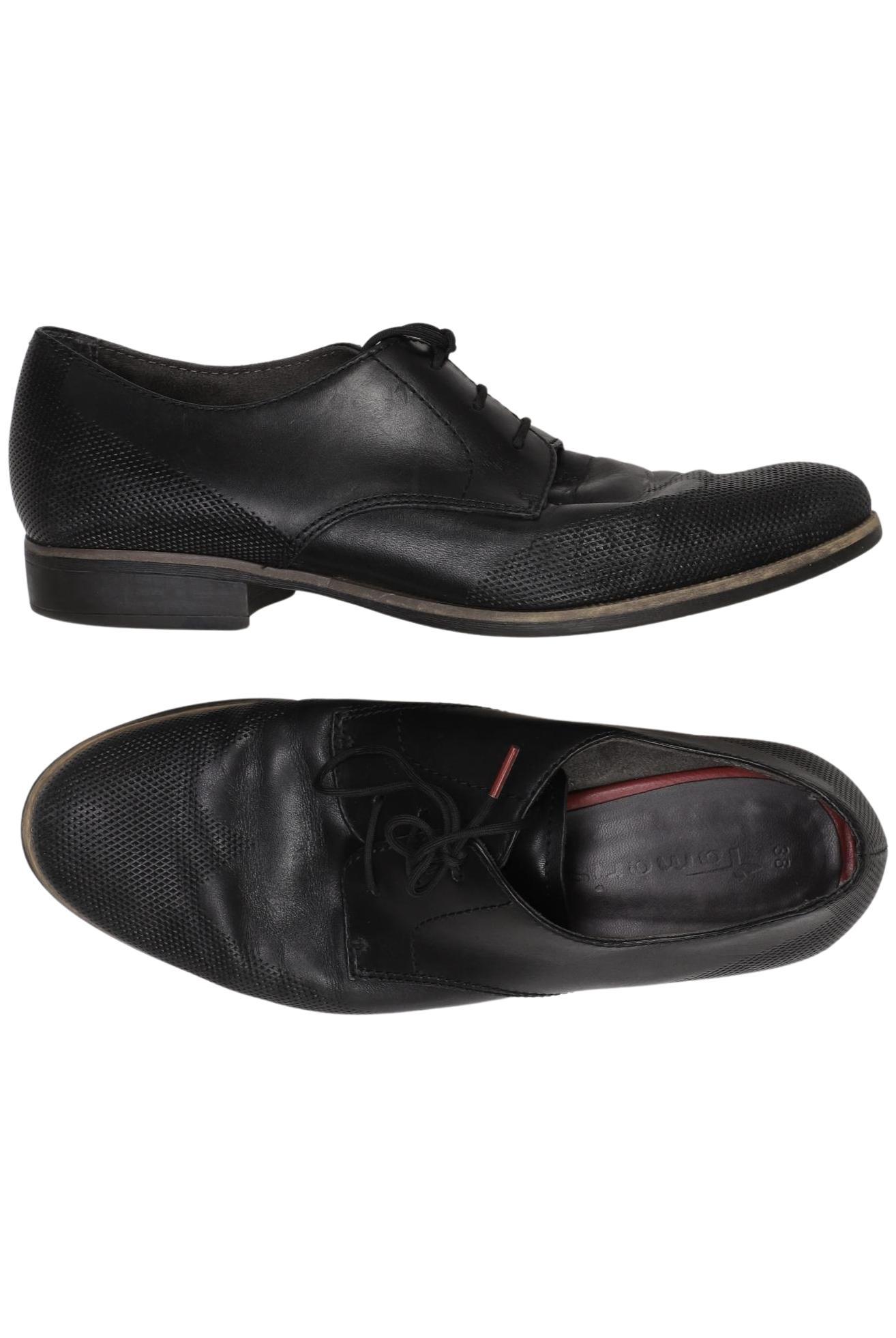 

Tamaris Damen Halbschuh, schwarz, Gr. 38