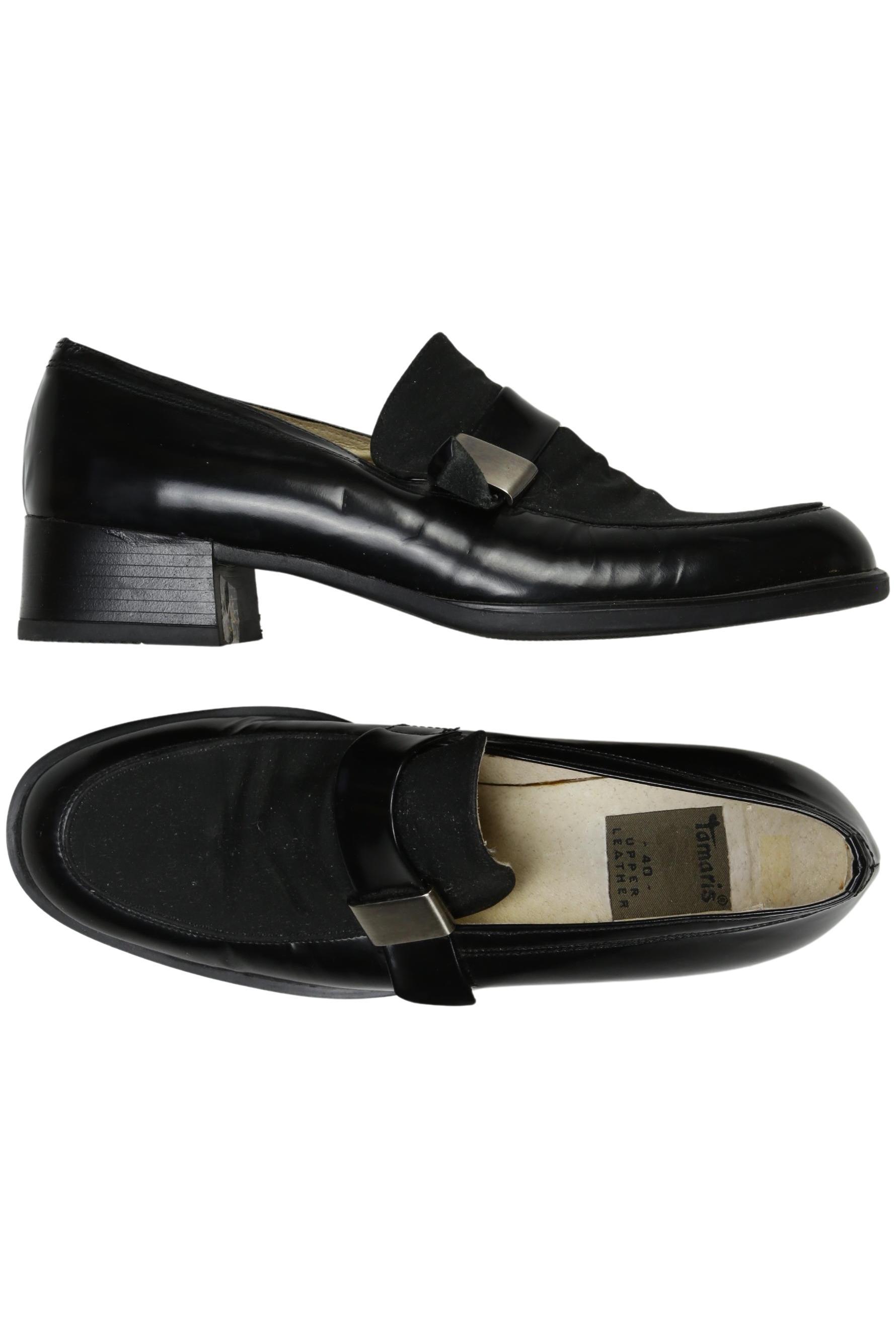 

Tamaris Damen Halbschuh, schwarz, Gr. 40