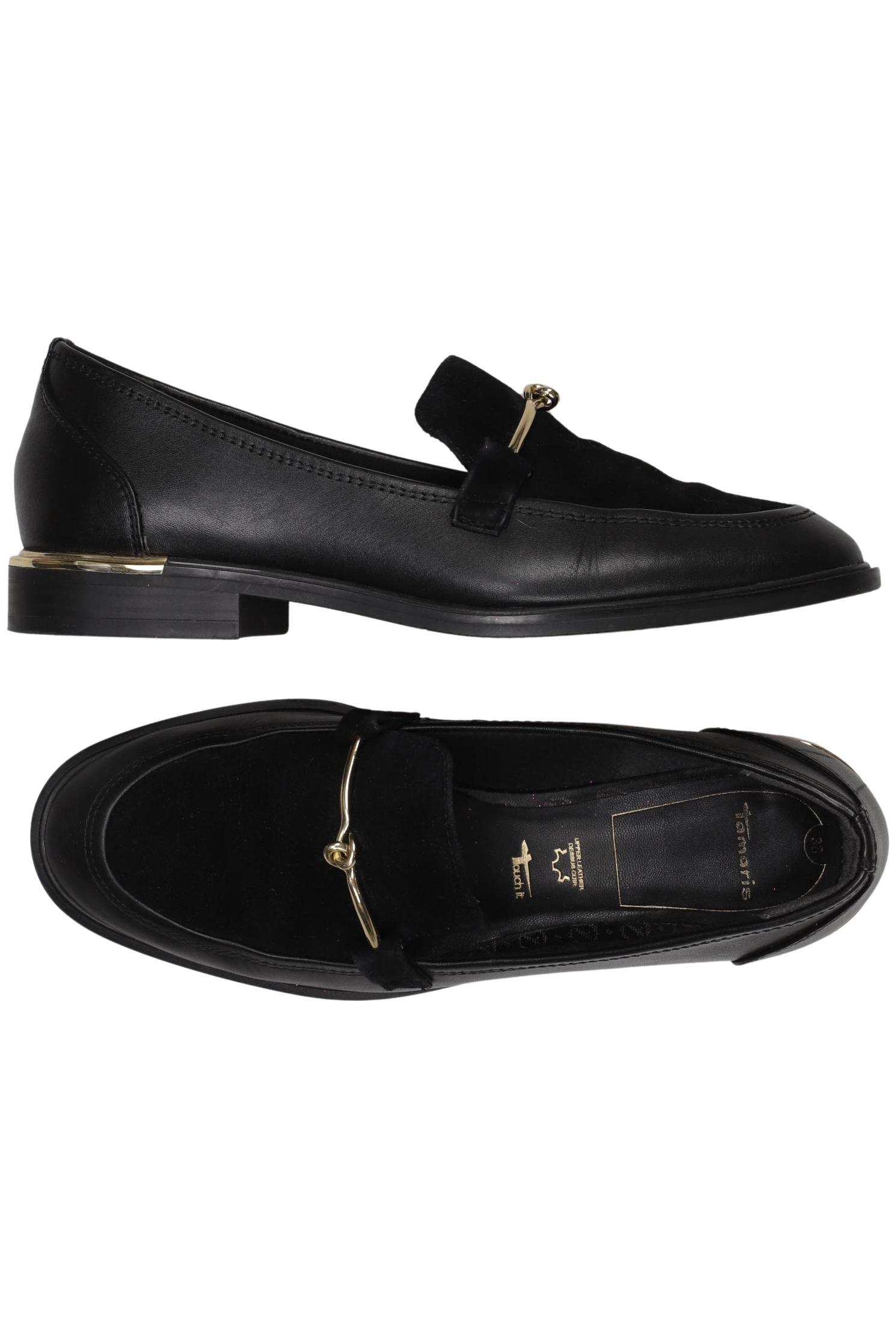 

Tamaris Damen Halbschuh, schwarz, Gr. 38