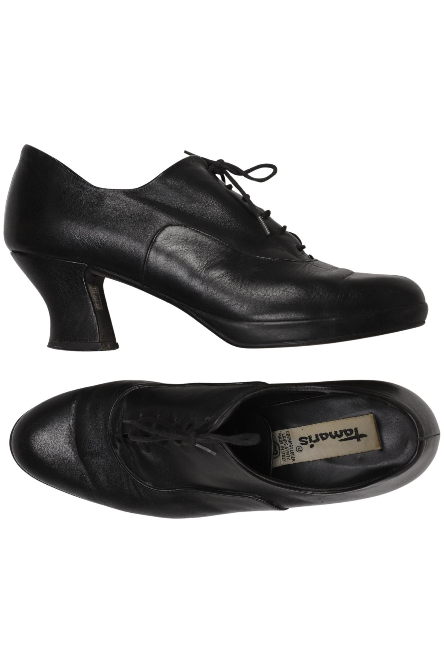 

Tamaris Damen Halbschuh, schwarz, Gr. 38