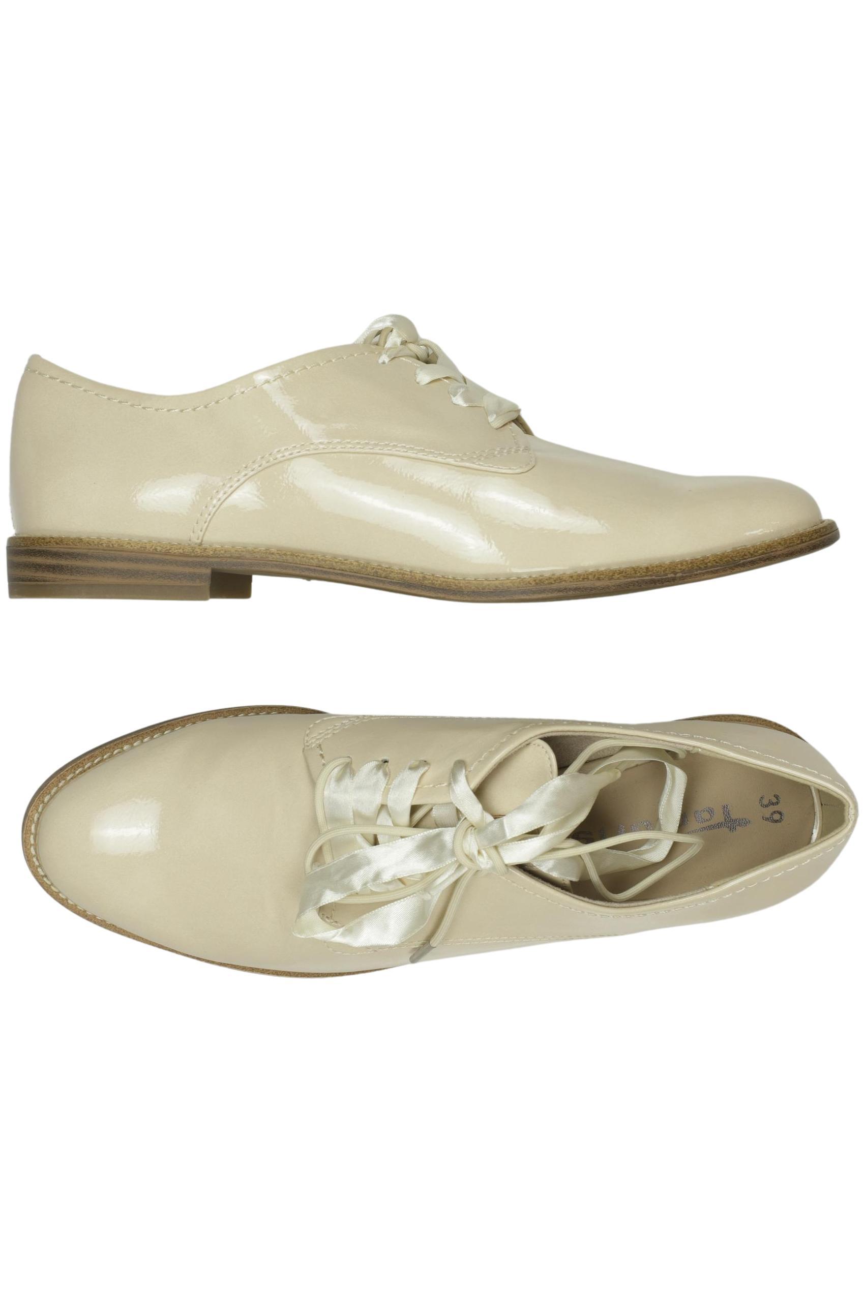 

Tamaris Damen Halbschuh, cremeweiß, Gr. 39