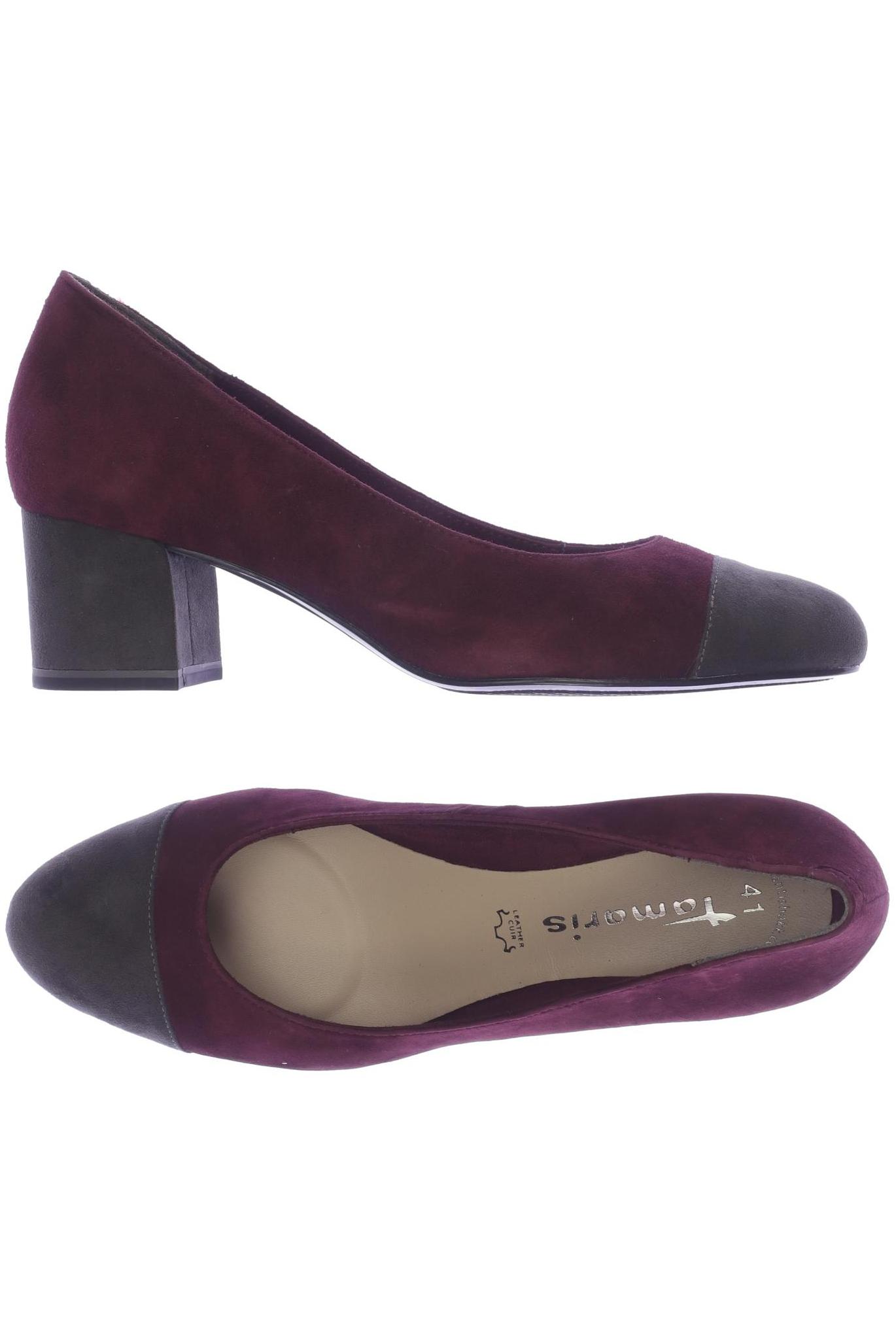 

Tamaris Damen Halbschuh, bordeaux, Gr. 41