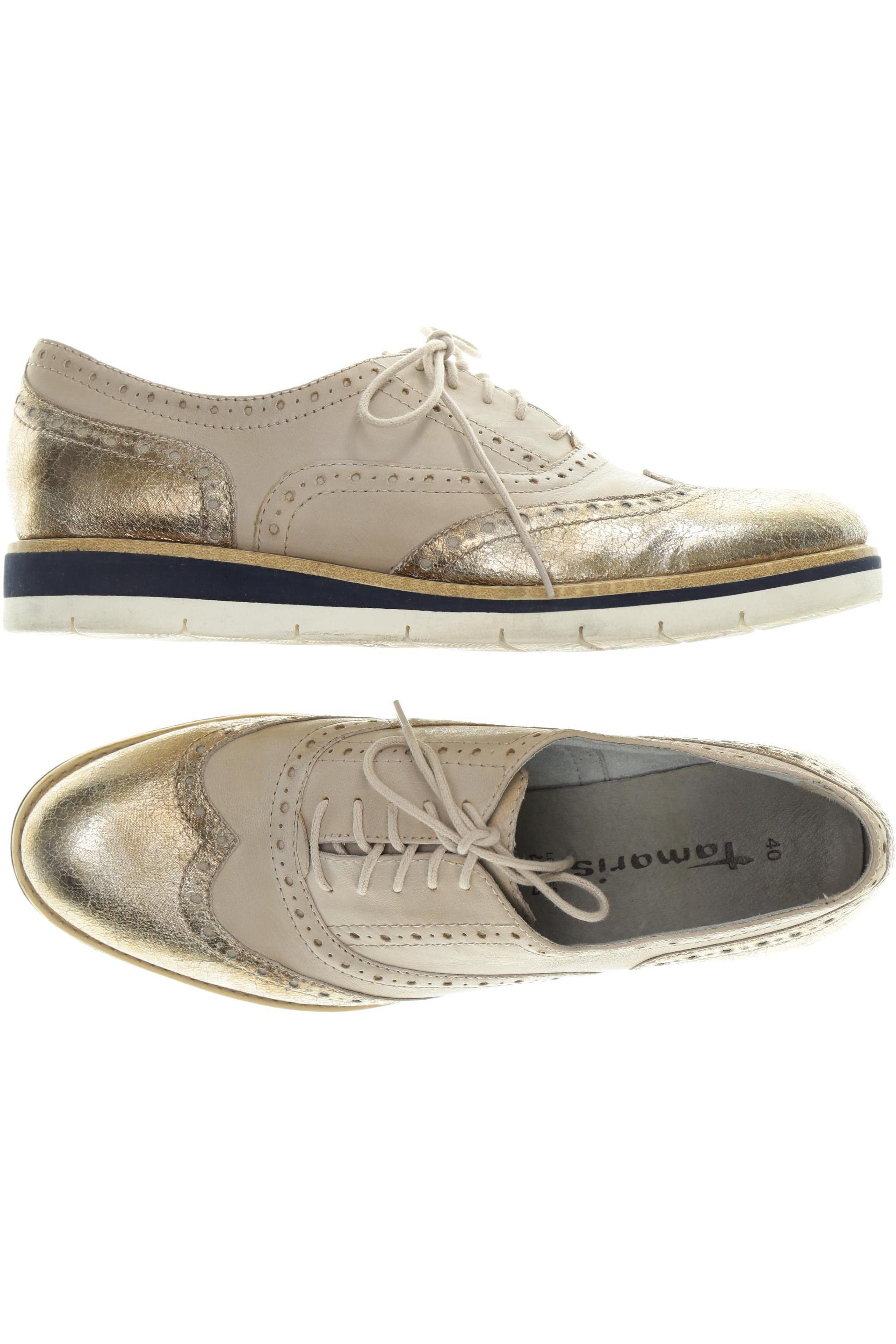 

Tamaris Damen Halbschuh, beige, Gr. 40