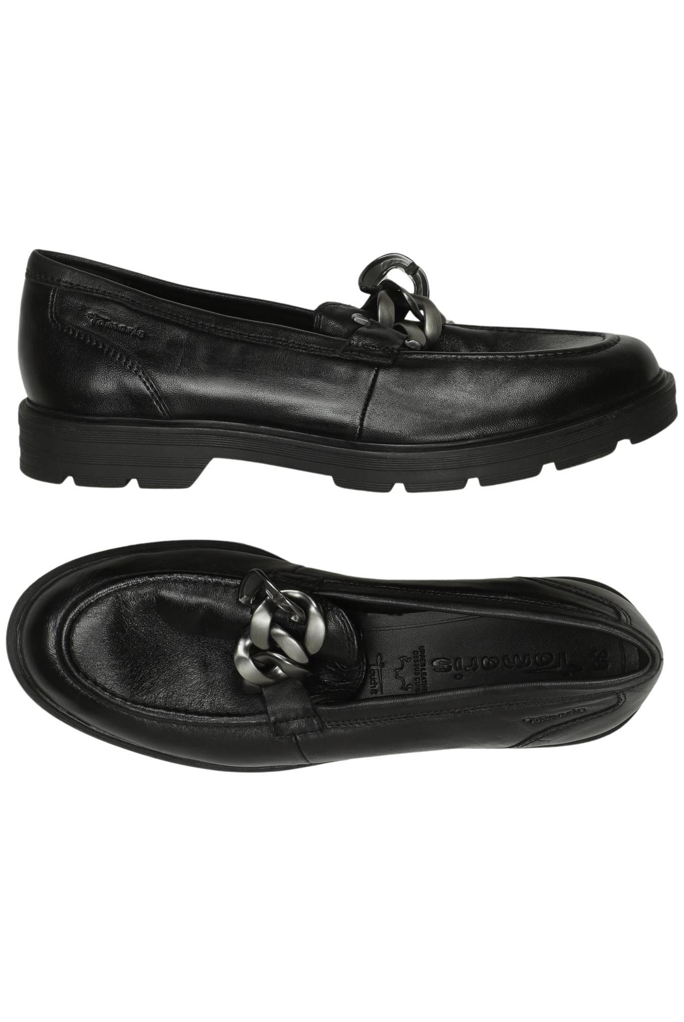 

Tamaris Damen Halbschuh, schwarz, Gr. 38