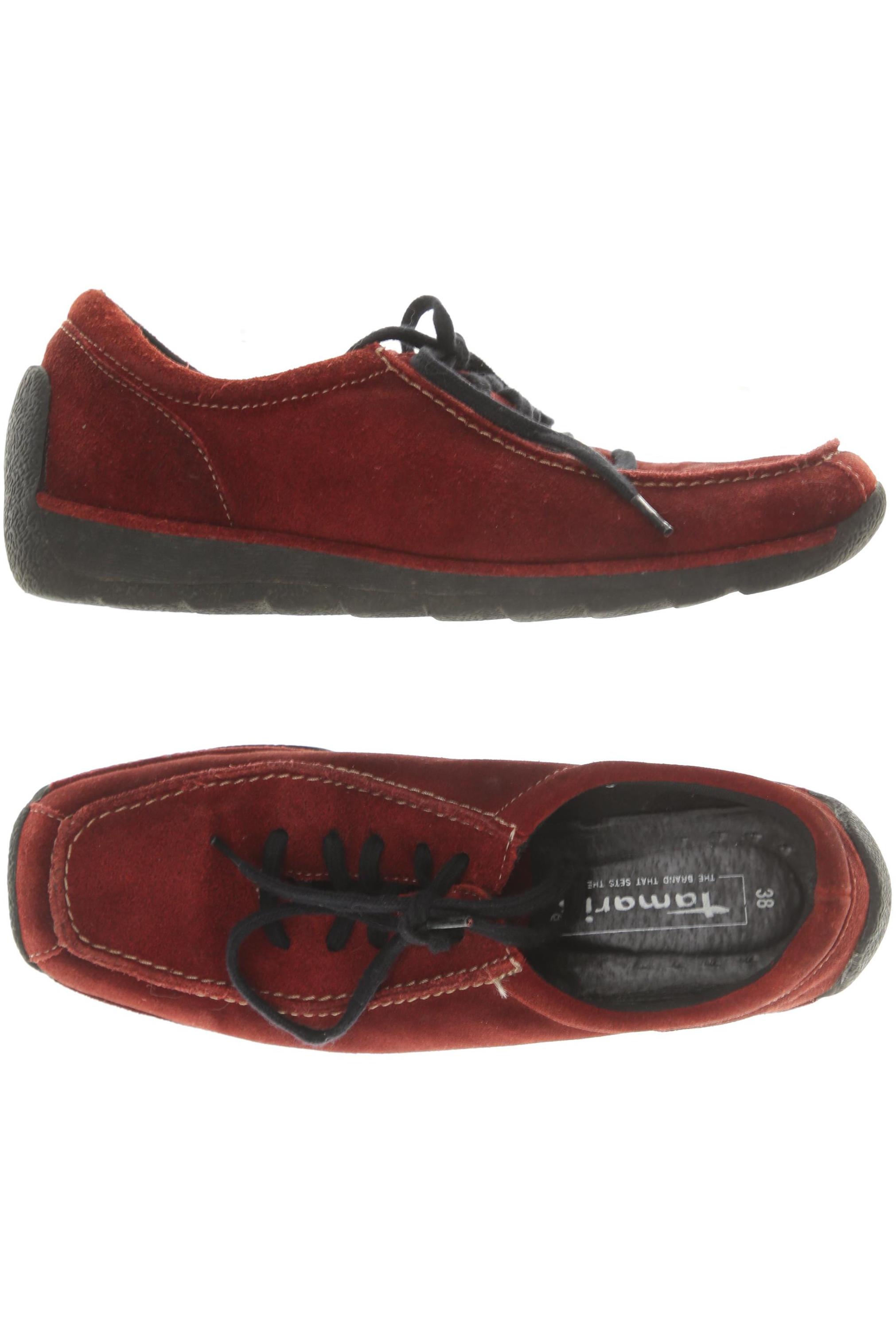 

Tamaris Damen Halbschuh, rot, Gr. 38