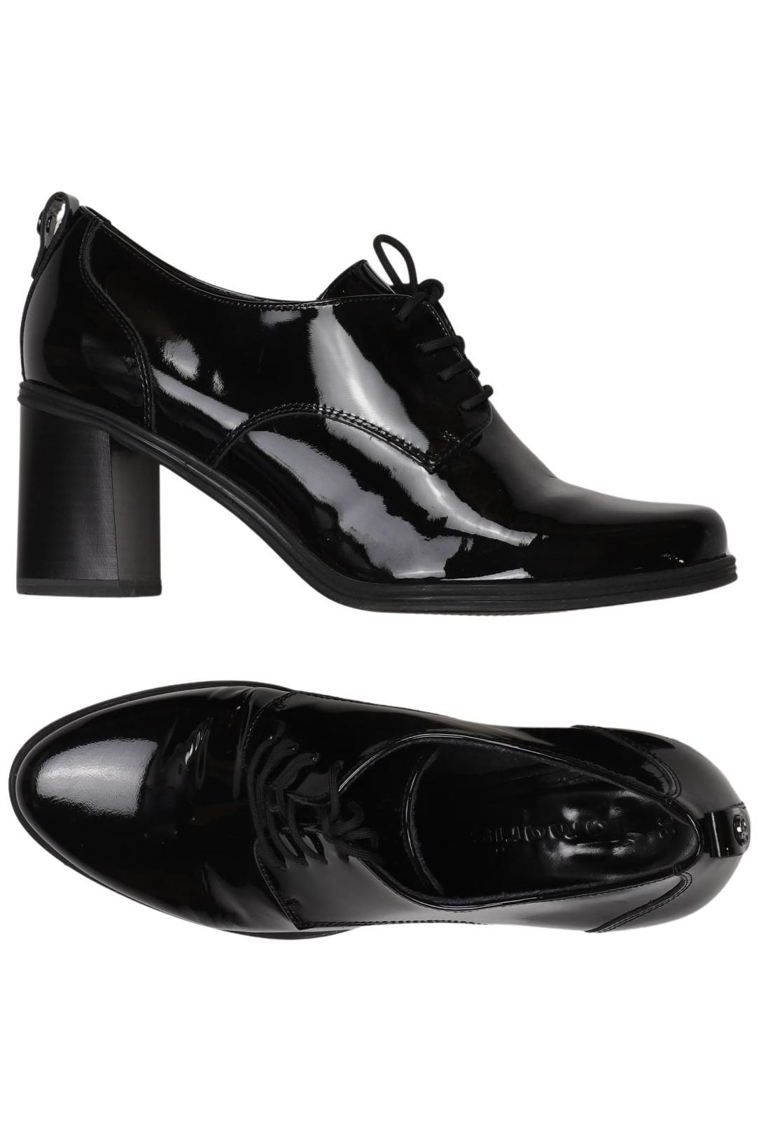 

Tamaris Damen Halbschuh, schwarz, Gr. 38