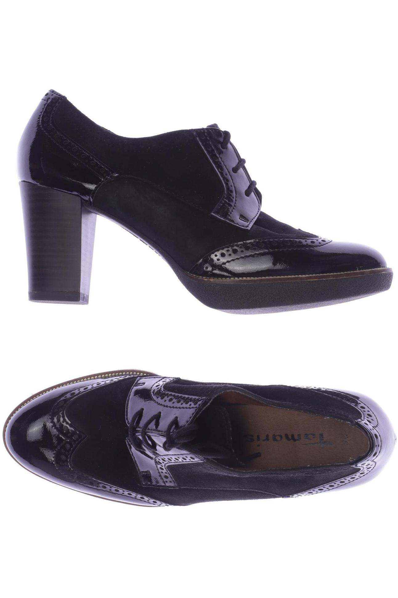 

Tamaris Damen Halbschuh, schwarz, Gr. 38