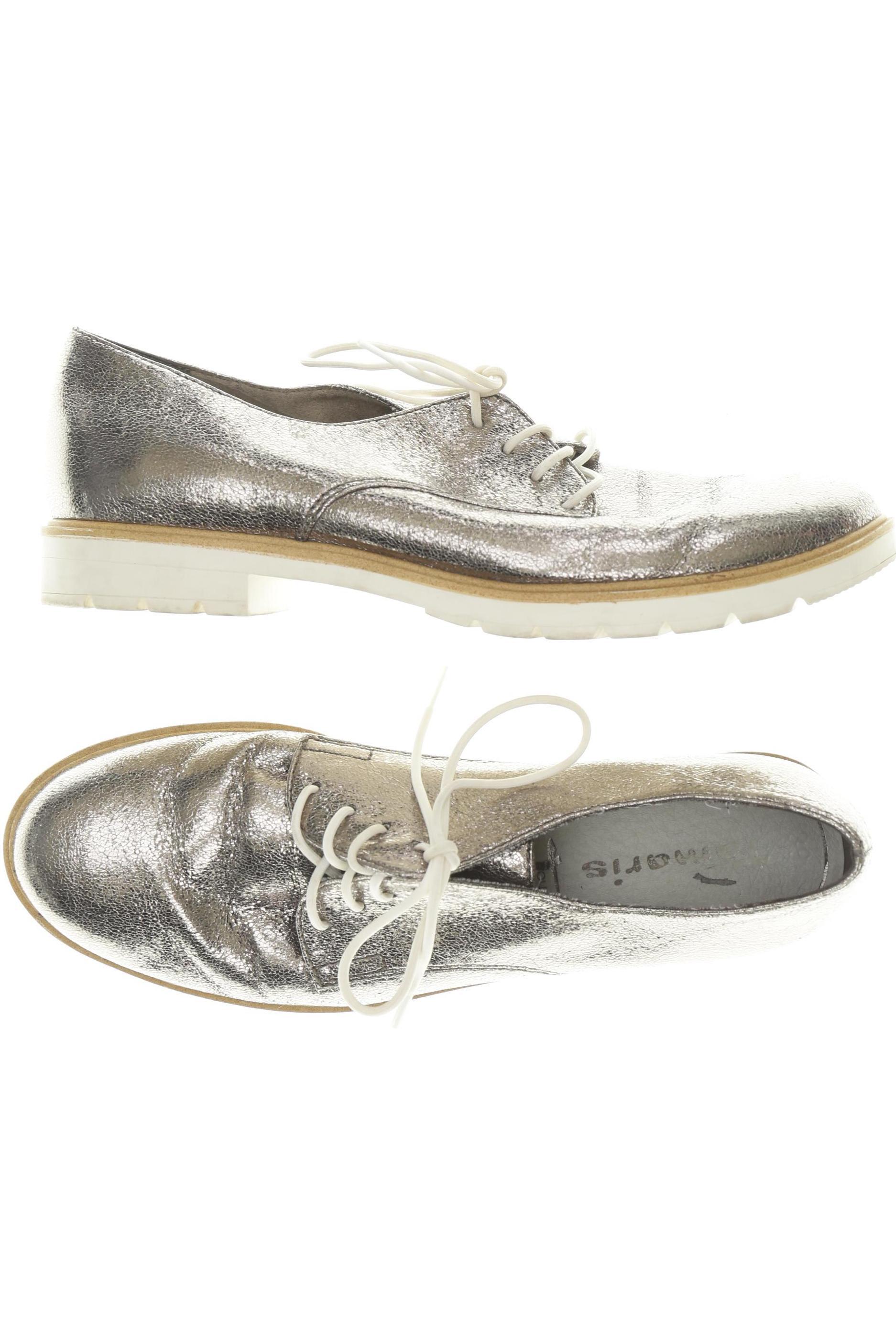 

Tamaris Damen Halbschuh, silber, Gr. 39