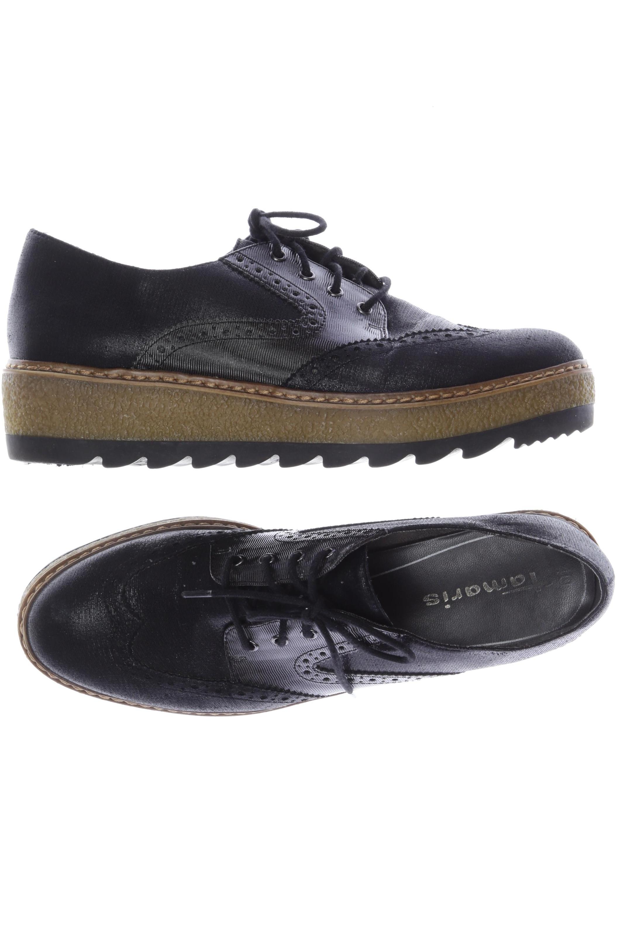

Tamaris Damen Halbschuh, schwarz, Gr. 40