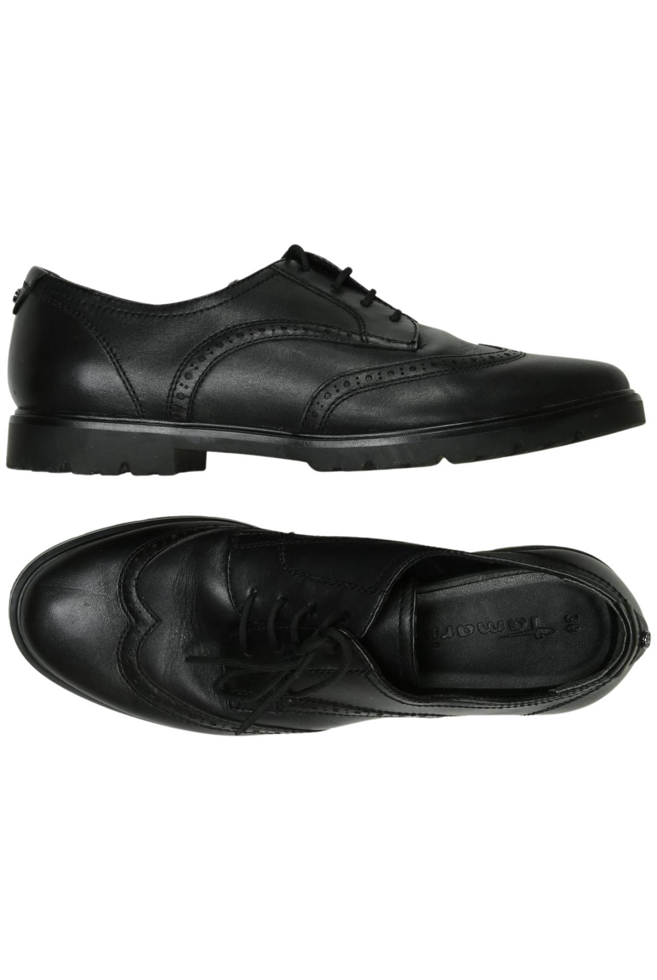 

Tamaris Damen Halbschuh, schwarz, Gr. 38