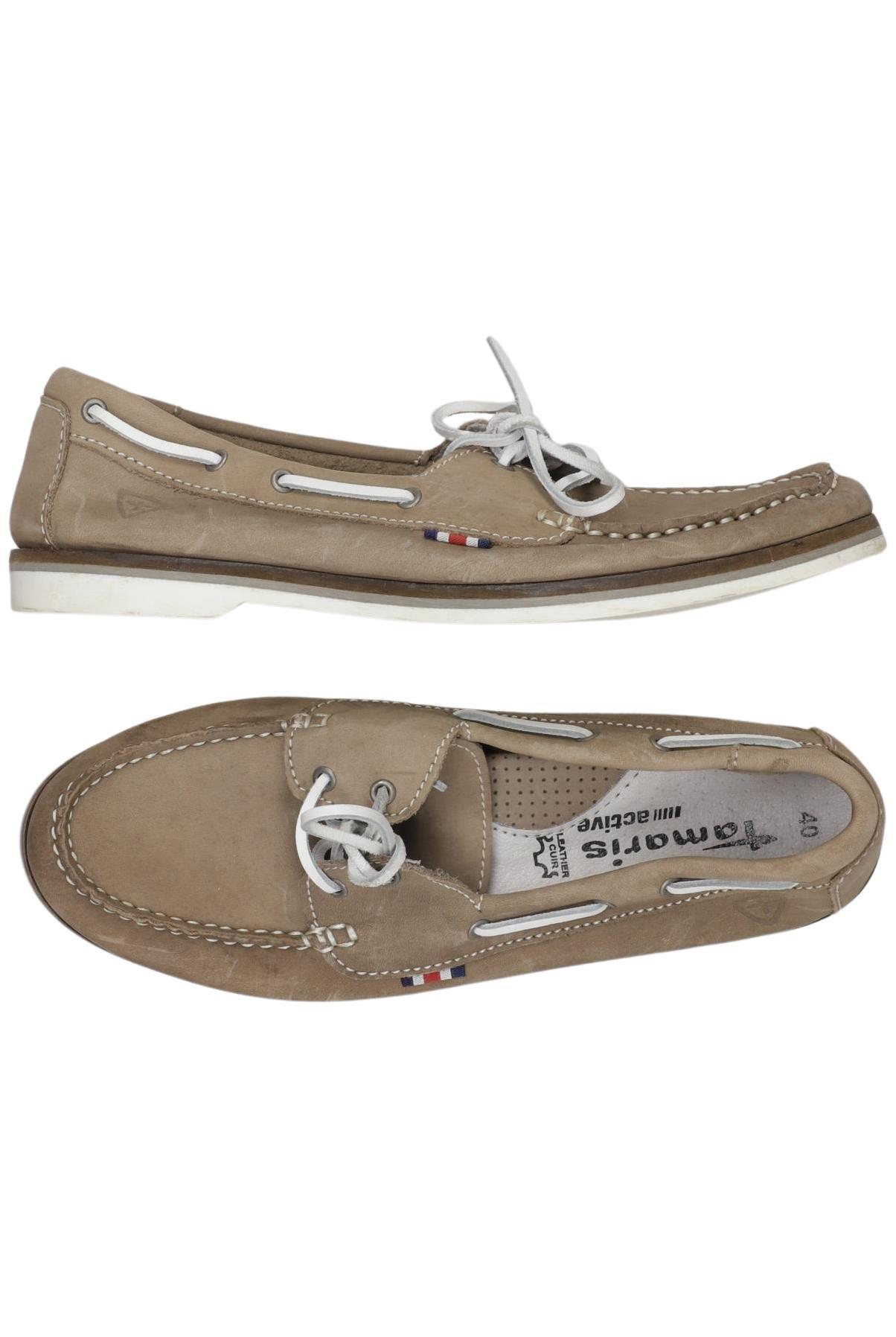 

Tamaris Damen Halbschuh, beige, Gr. 40