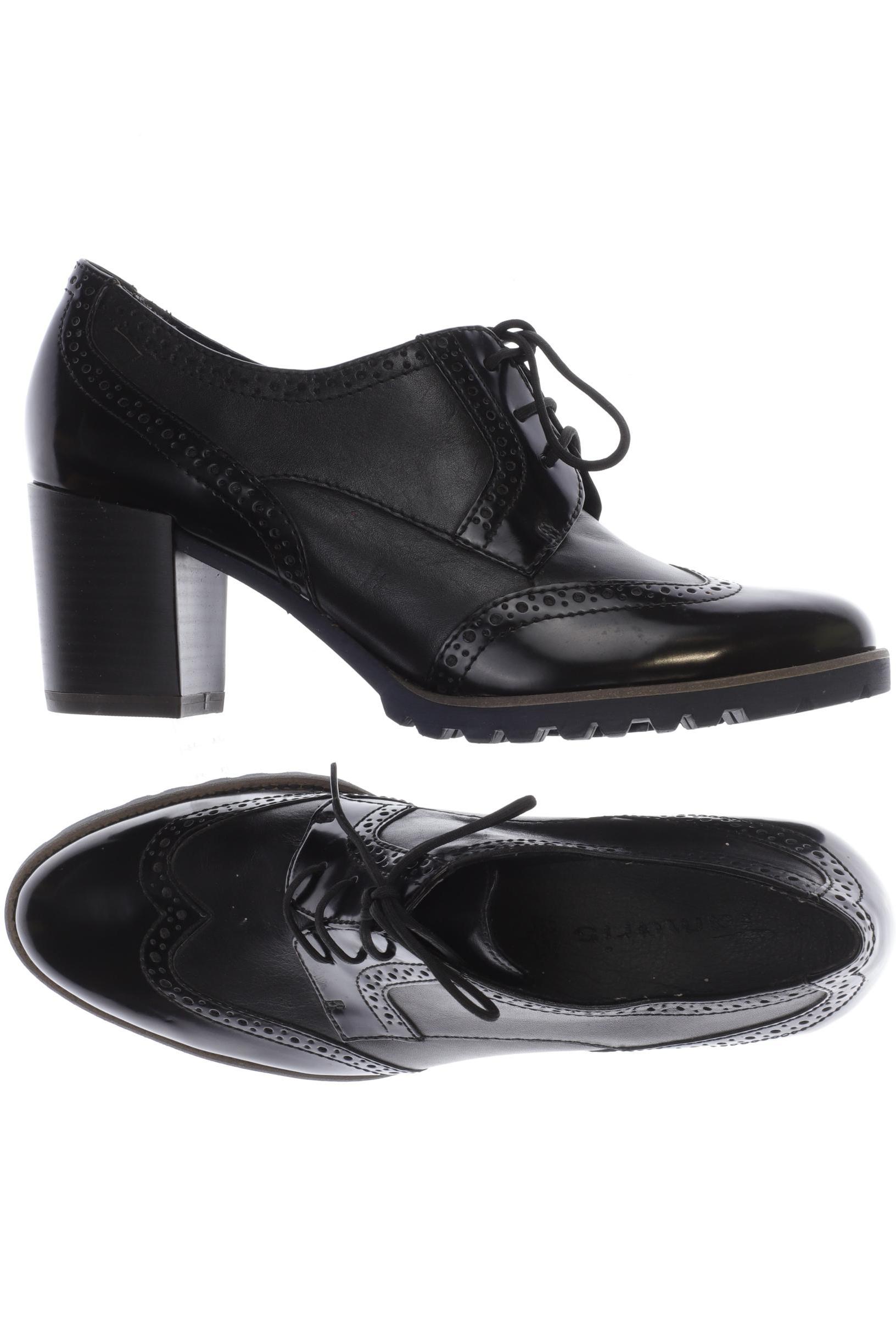 

Tamaris Damen Halbschuh, schwarz, Gr. 39