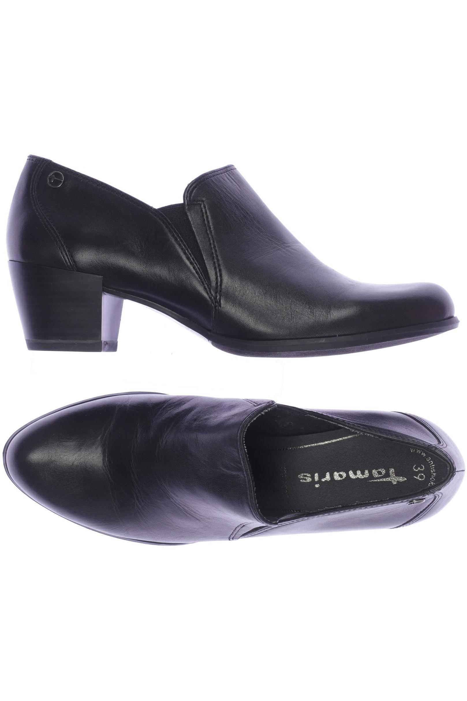 

Tamaris Damen Halbschuh, schwarz, Gr. 39