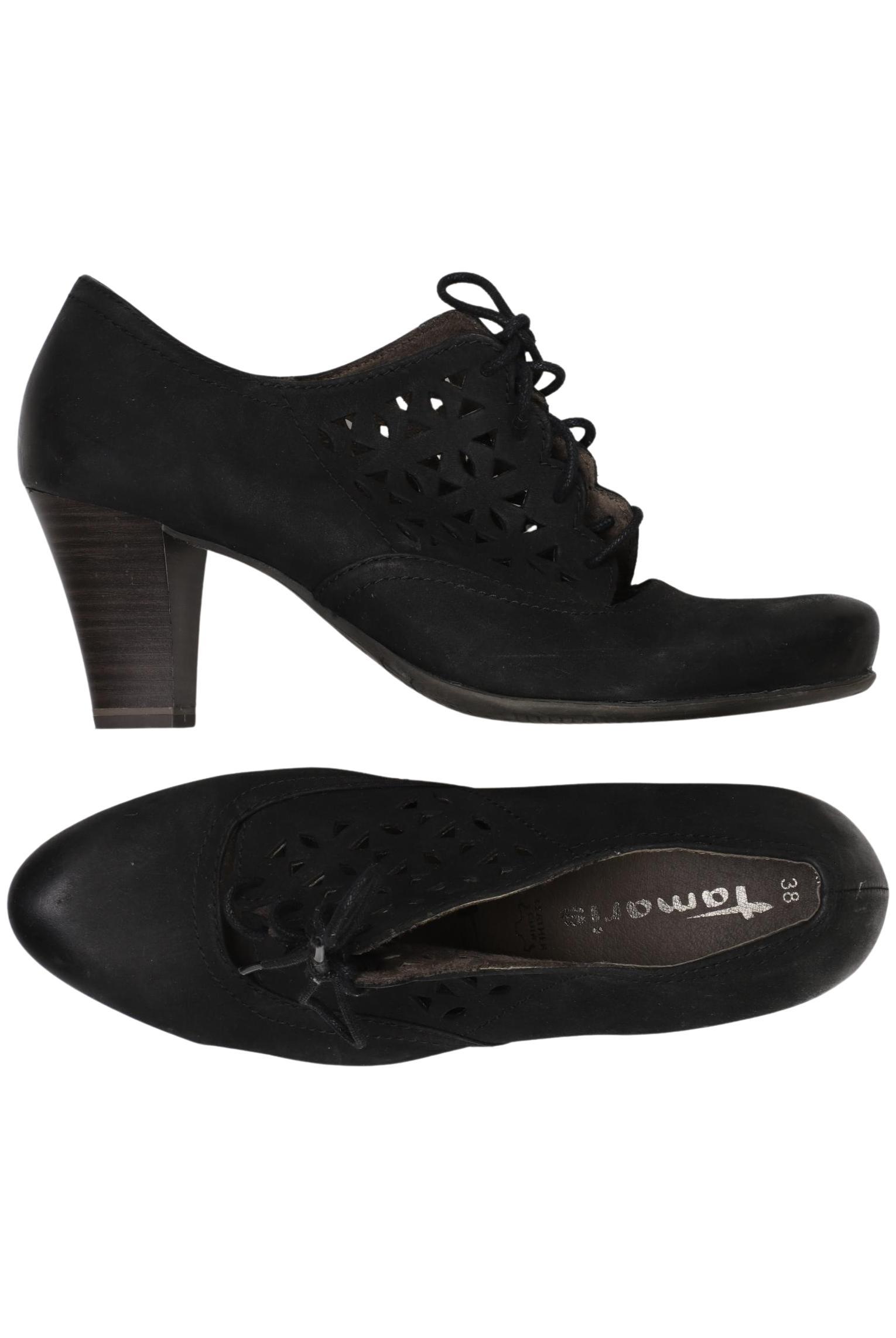 

Tamaris Damen Halbschuh, schwarz, Gr. 38