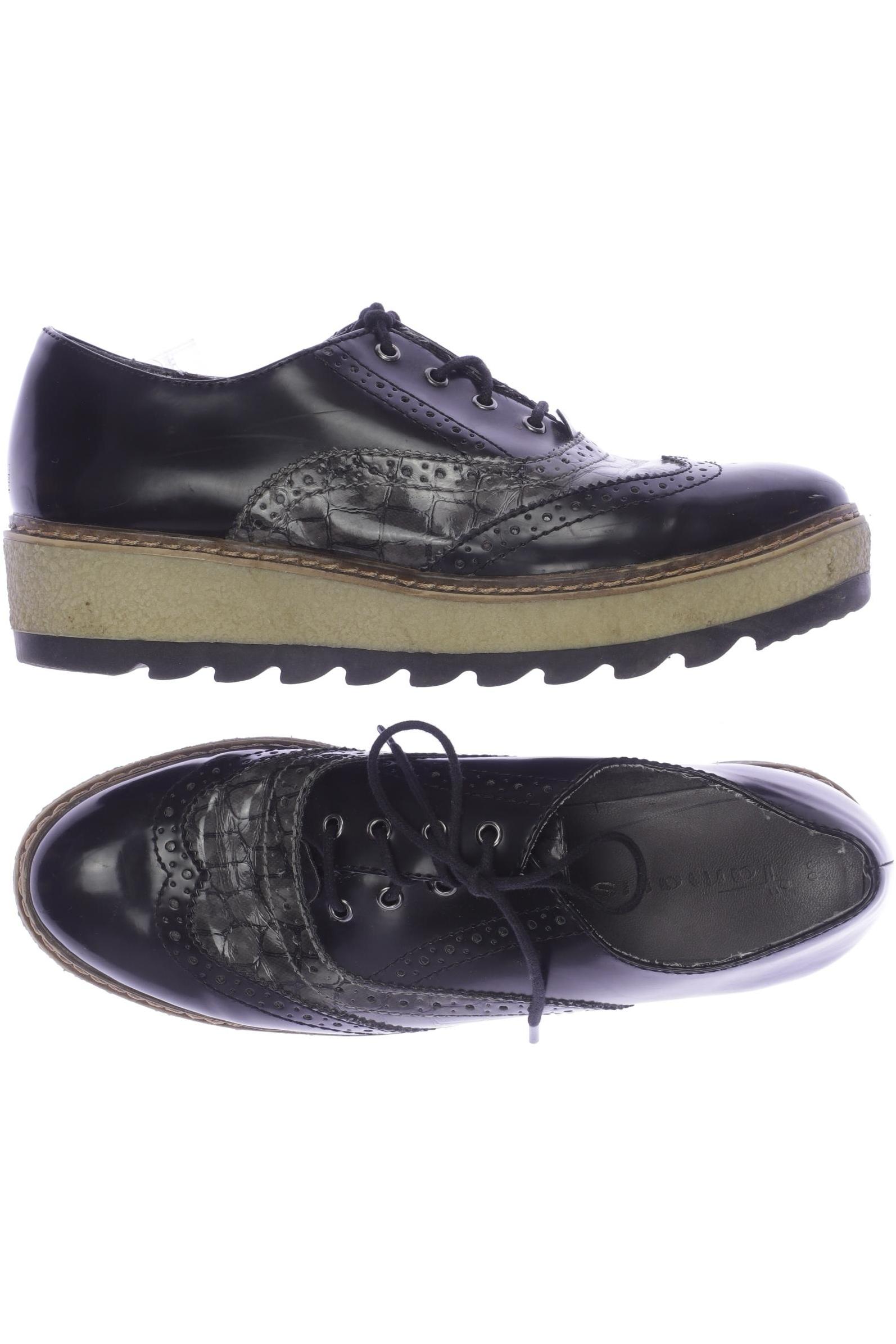 

Tamaris Damen Halbschuh, schwarz, Gr. 38