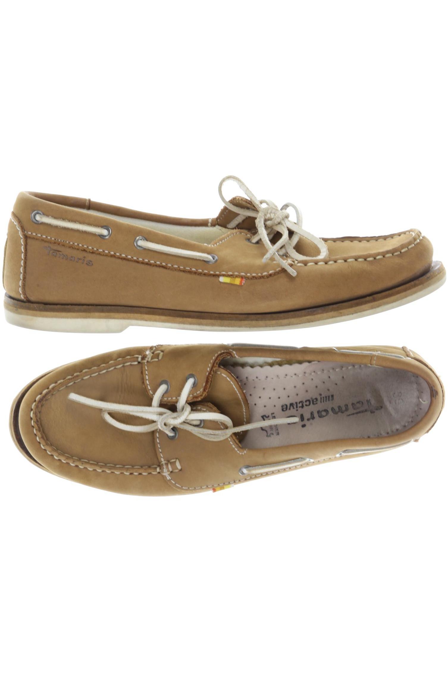 

Tamaris Damen Halbschuh, beige, Gr. 39