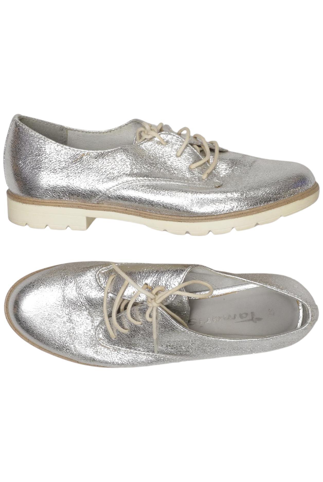 

Tamaris Damen Halbschuh, silber, Gr. 37