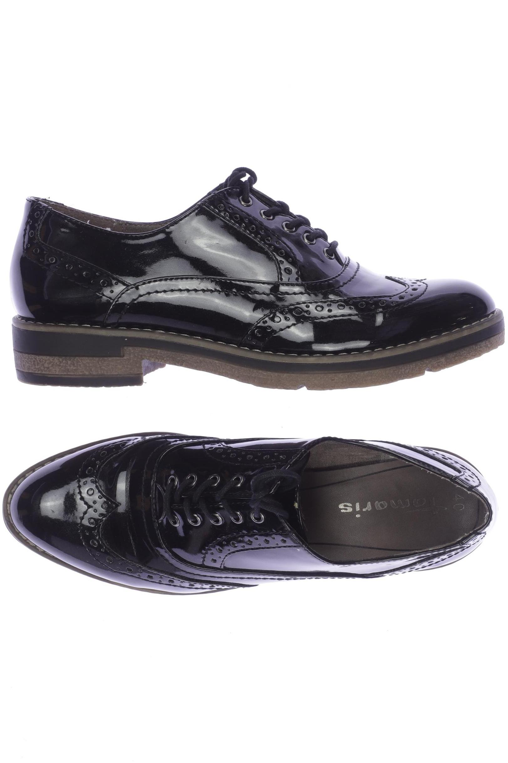 

Tamaris Damen Halbschuh, schwarz, Gr. 40