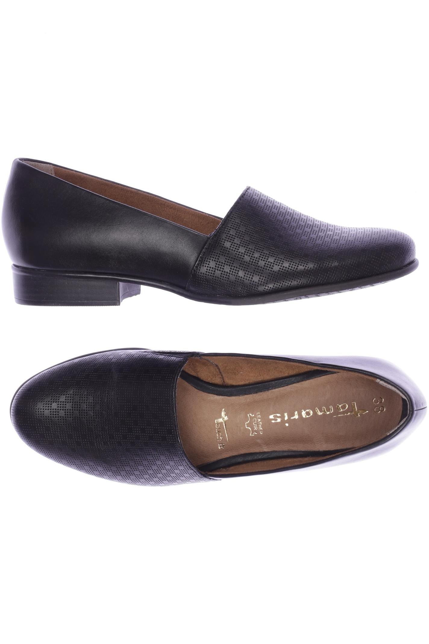 

Tamaris Damen Halbschuh, schwarz, Gr. 38