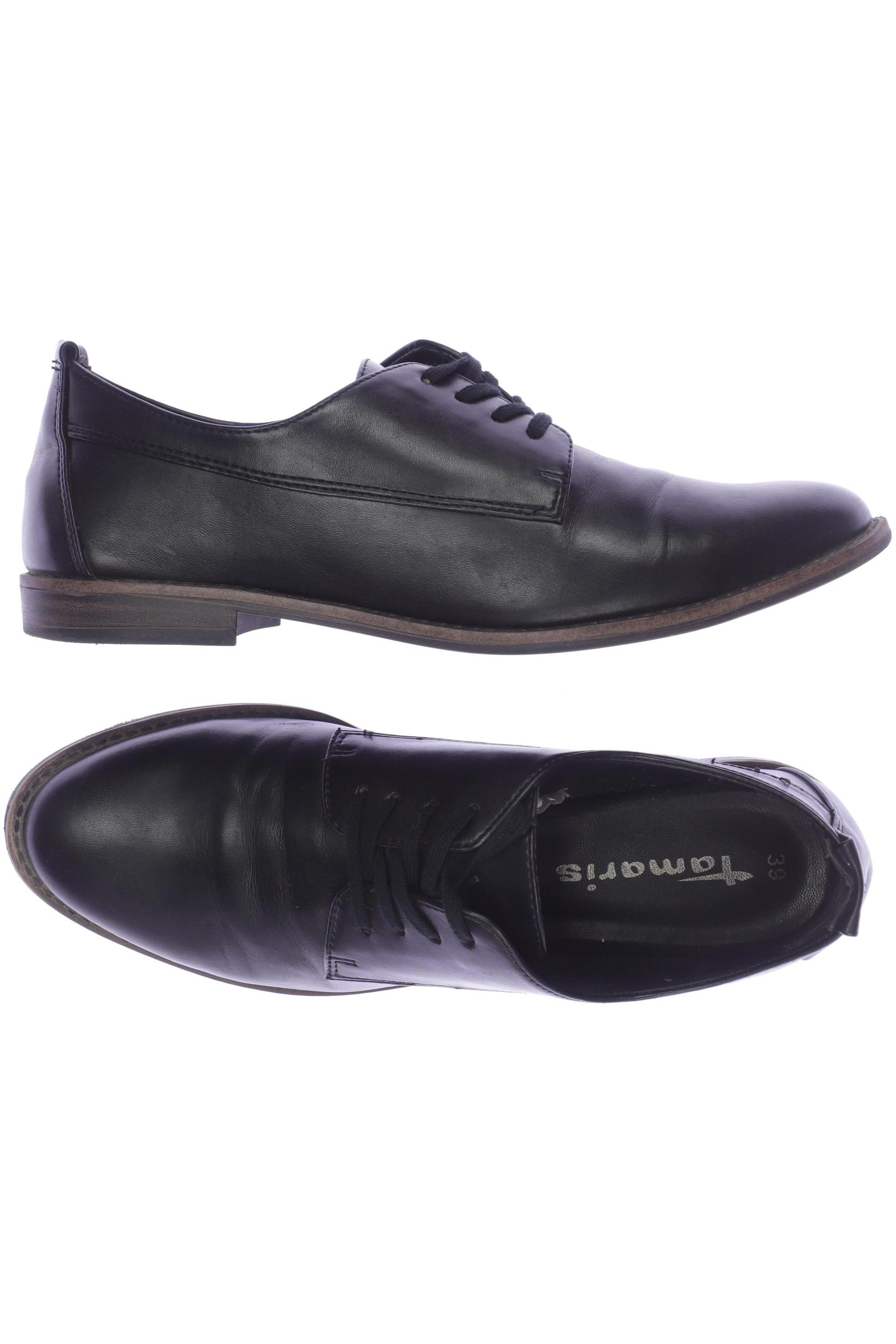 

Tamaris Damen Halbschuh, schwarz, Gr. 39