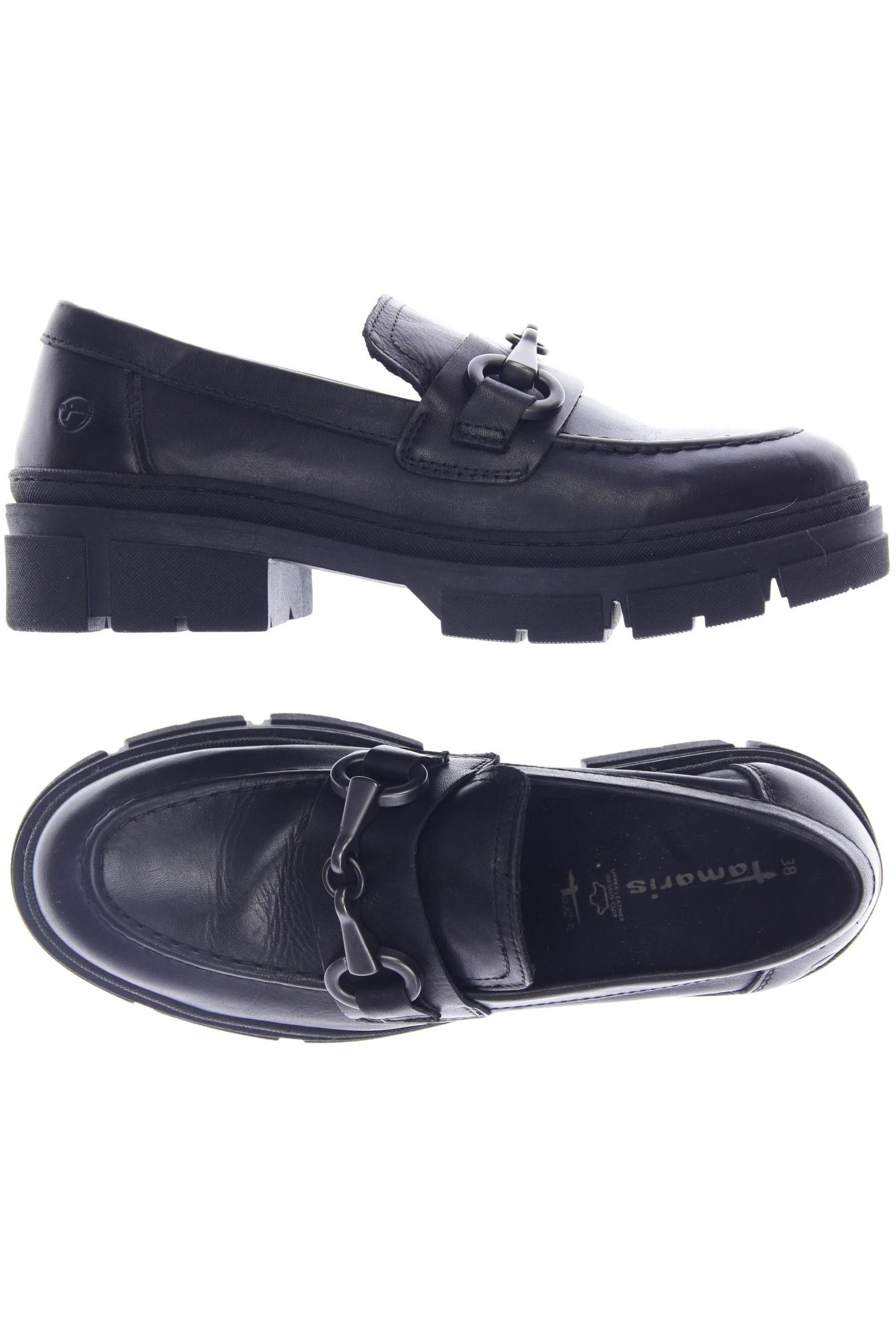 

Tamaris Damen Halbschuh, schwarz, Gr. 38