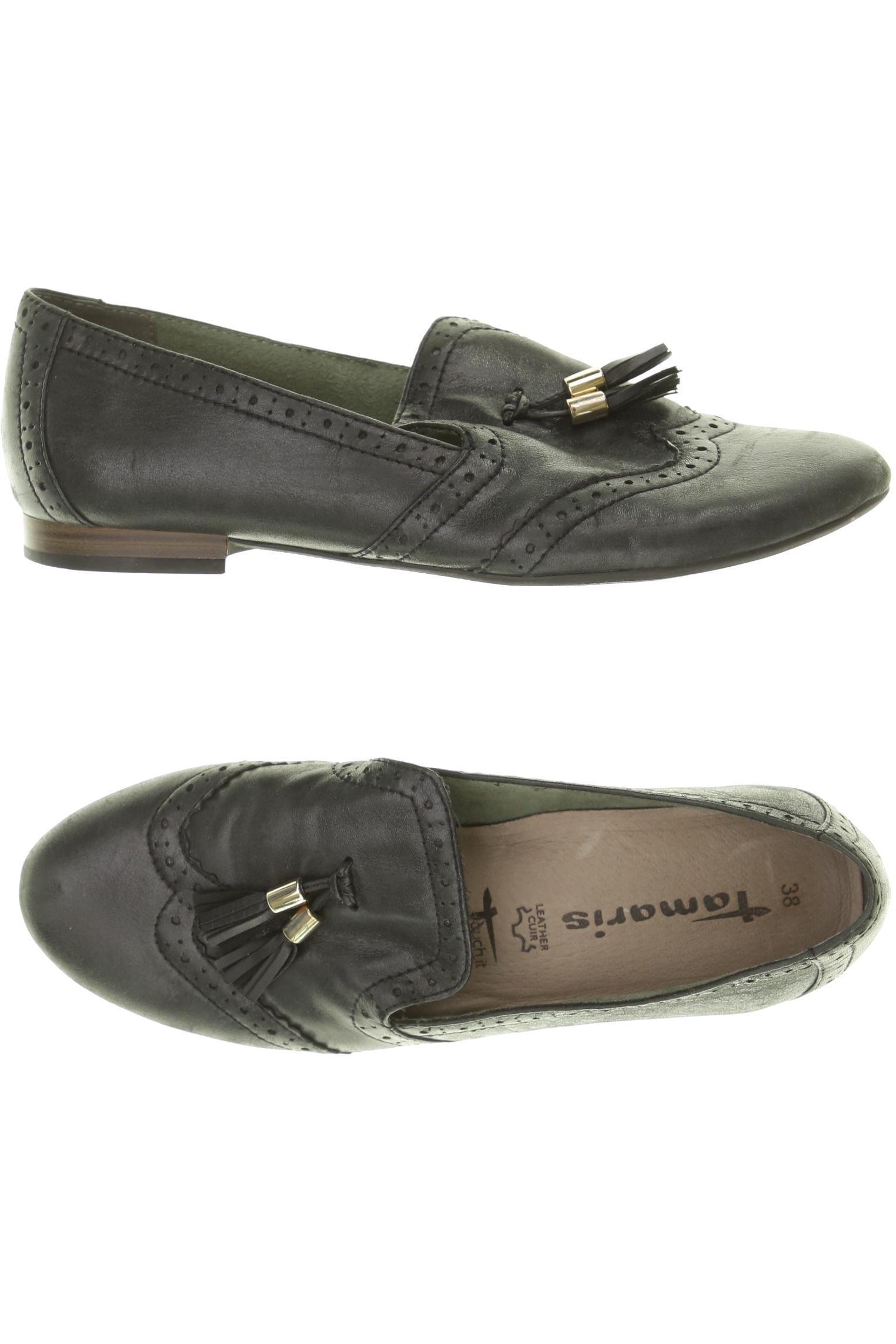 

Tamaris Damen Halbschuh, schwarz, Gr. 38