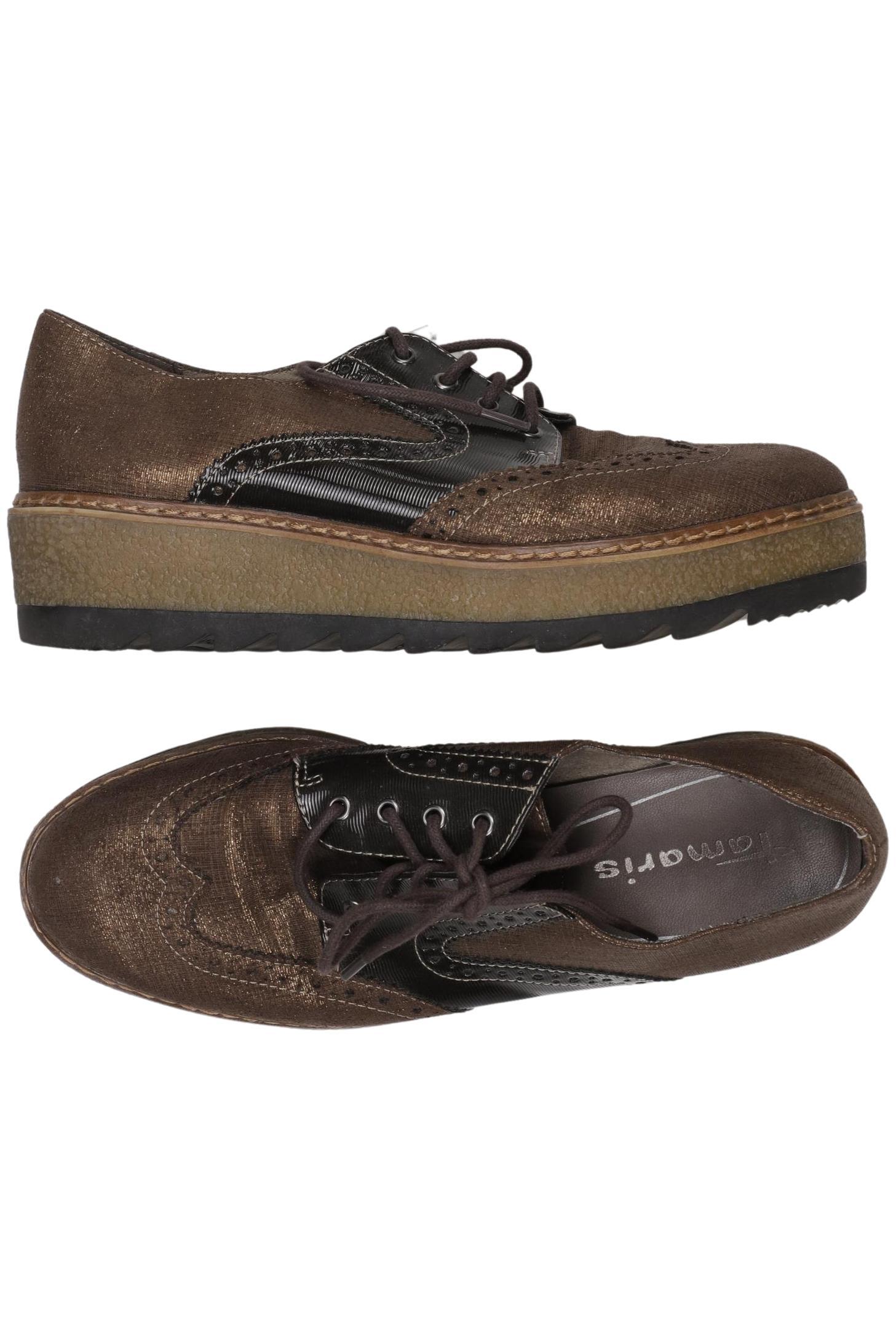 

Tamaris Damen Halbschuh, braun, Gr. 38