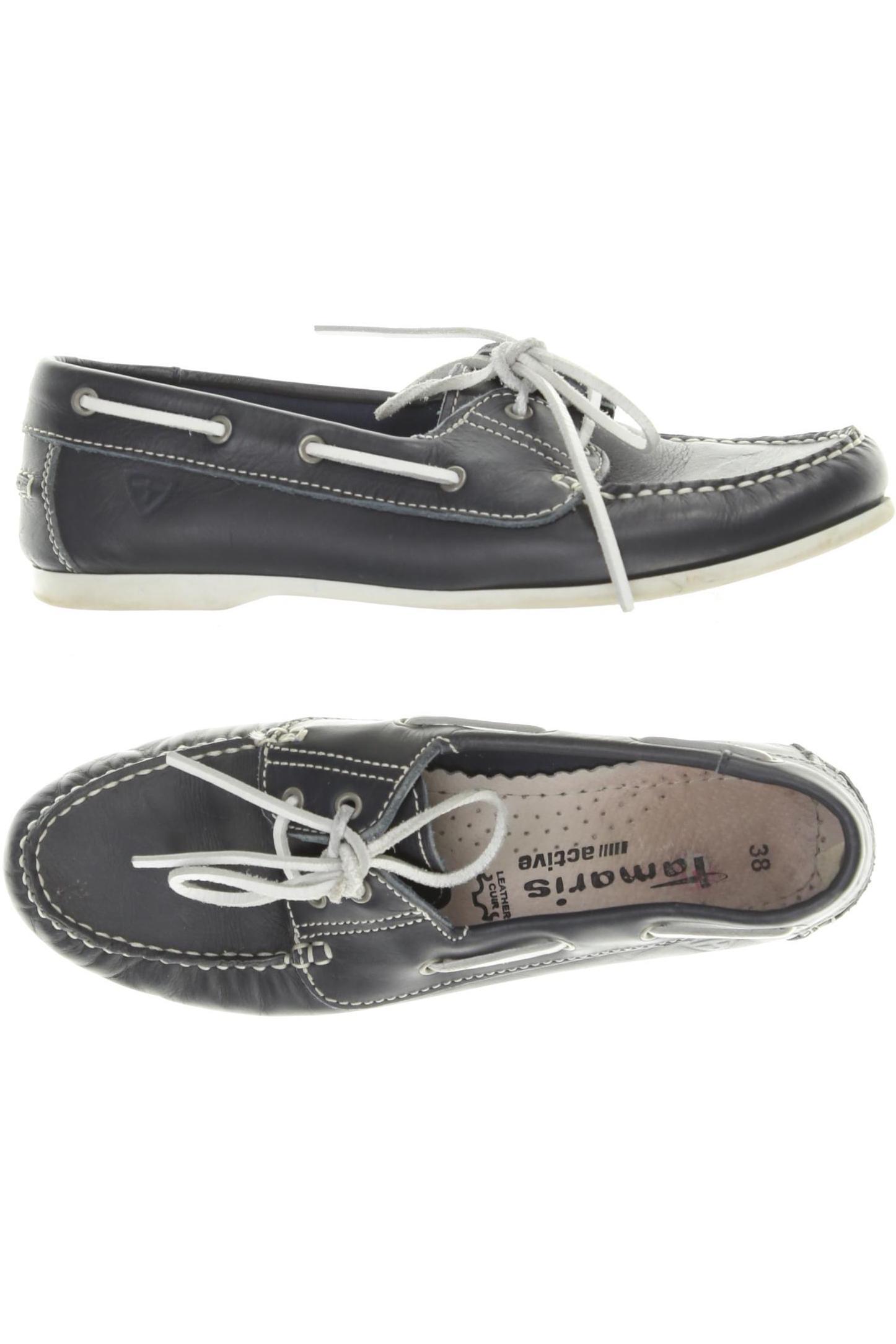 

Tamaris Damen Halbschuh, blau, Gr. 38