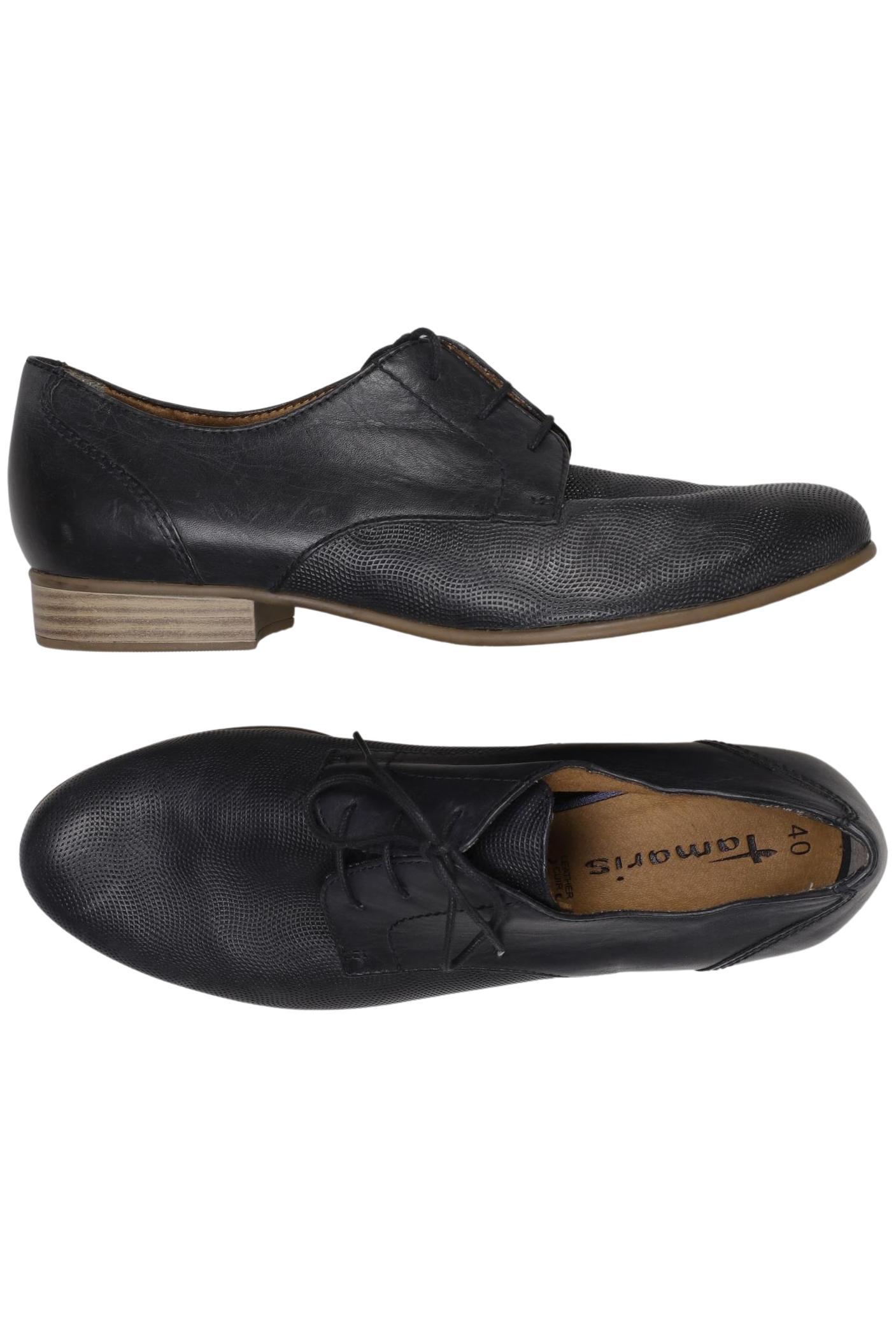 

Tamaris Damen Halbschuh, schwarz, Gr. 40