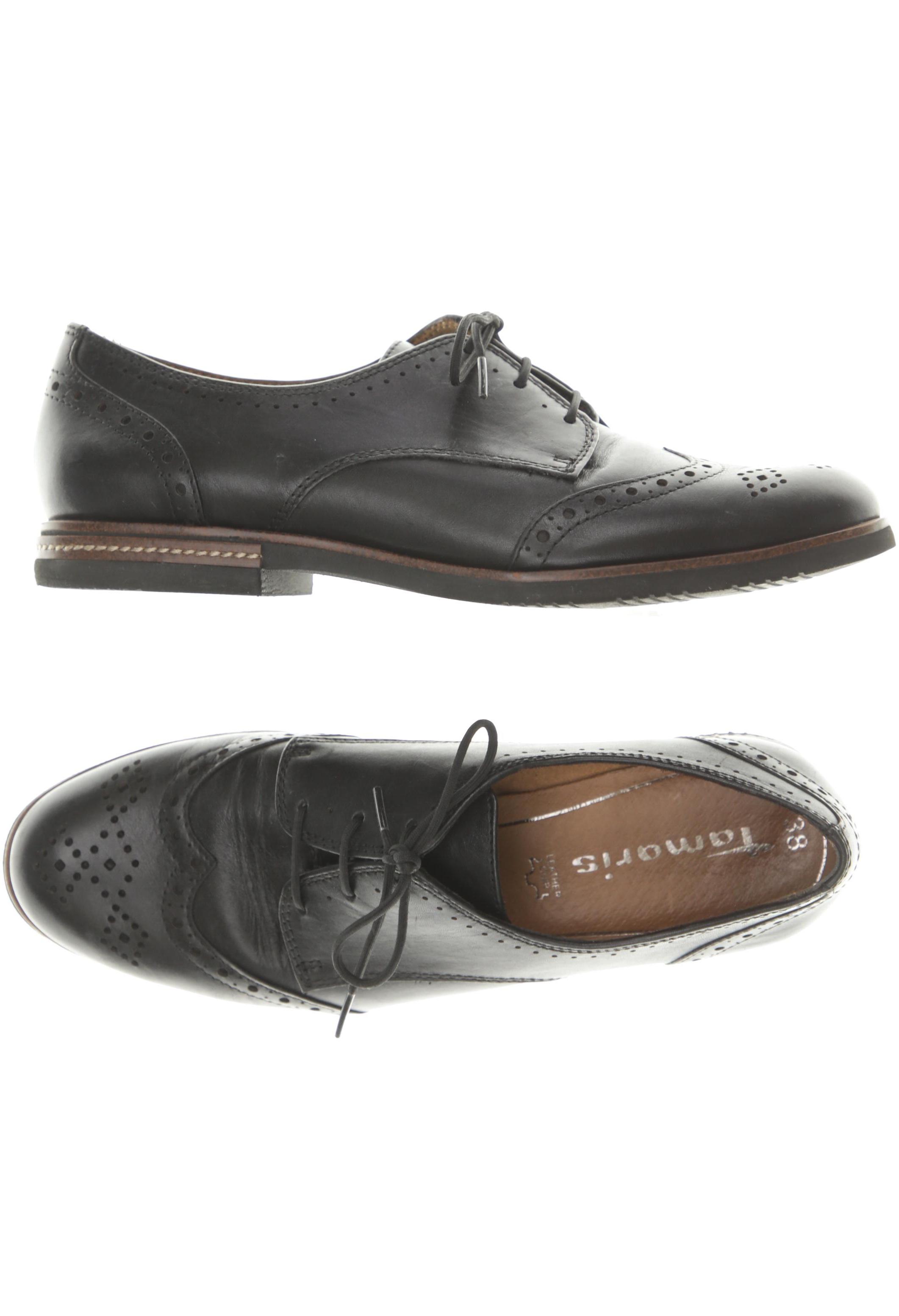 

Tamaris Damen Halbschuh, schwarz, Gr. 38