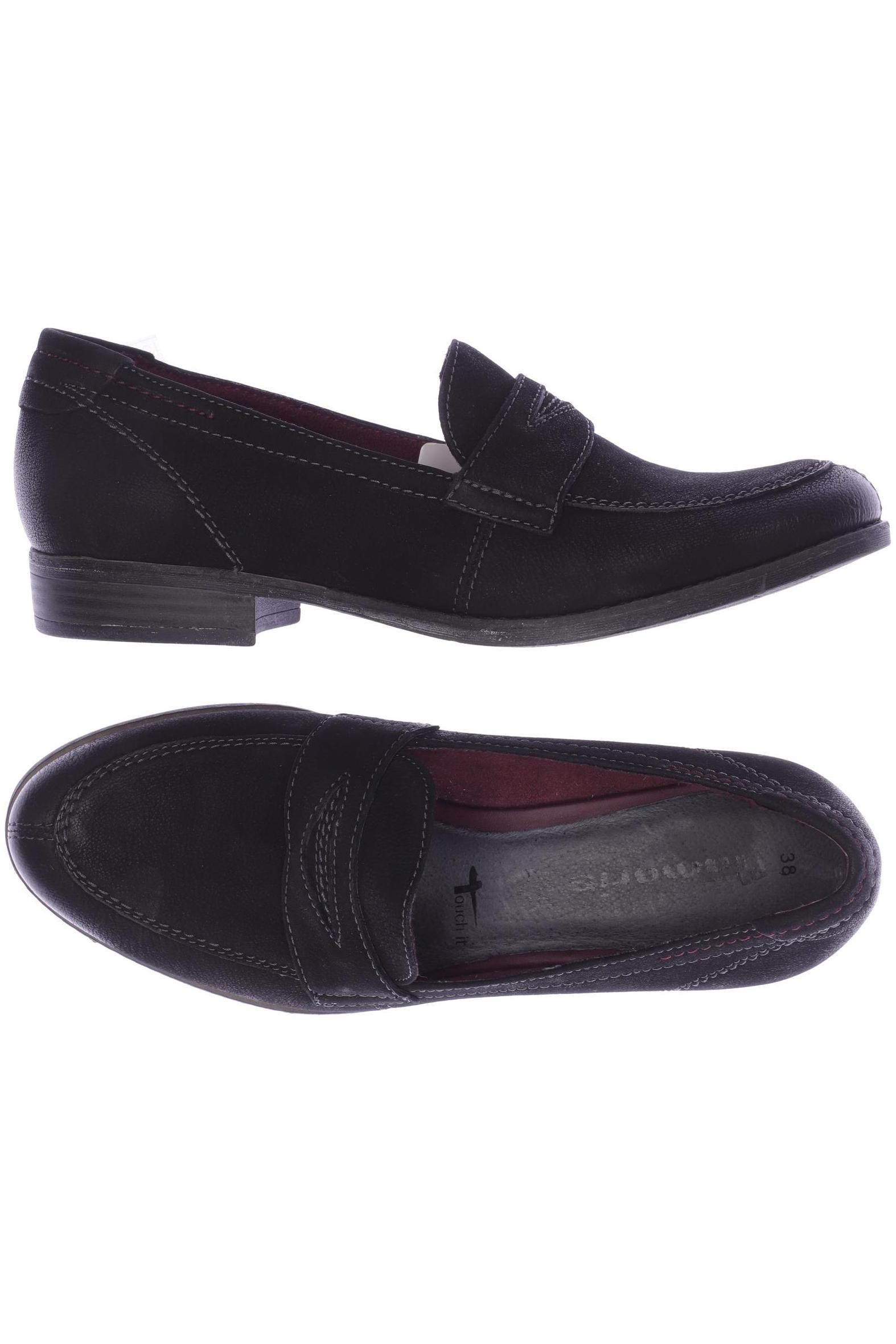

Tamaris Damen Halbschuh, schwarz, Gr. 38