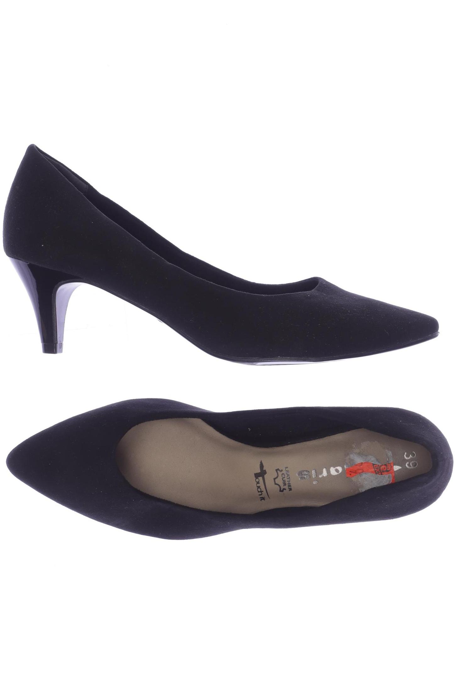 

Tamaris Damen Halbschuh, schwarz, Gr. 39