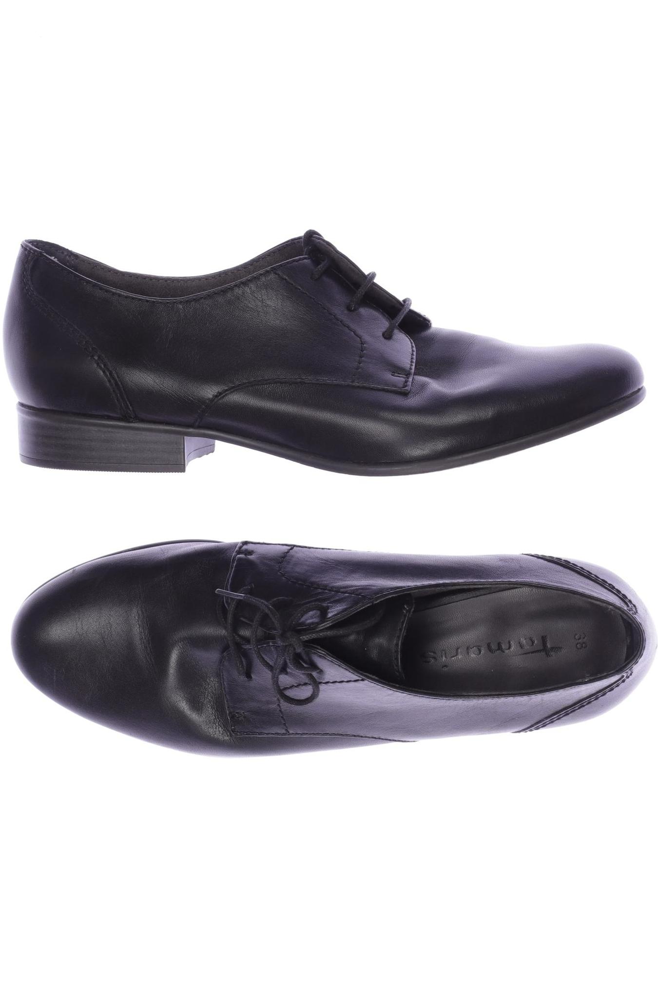 

Tamaris Damen Halbschuh, schwarz, Gr. 38
